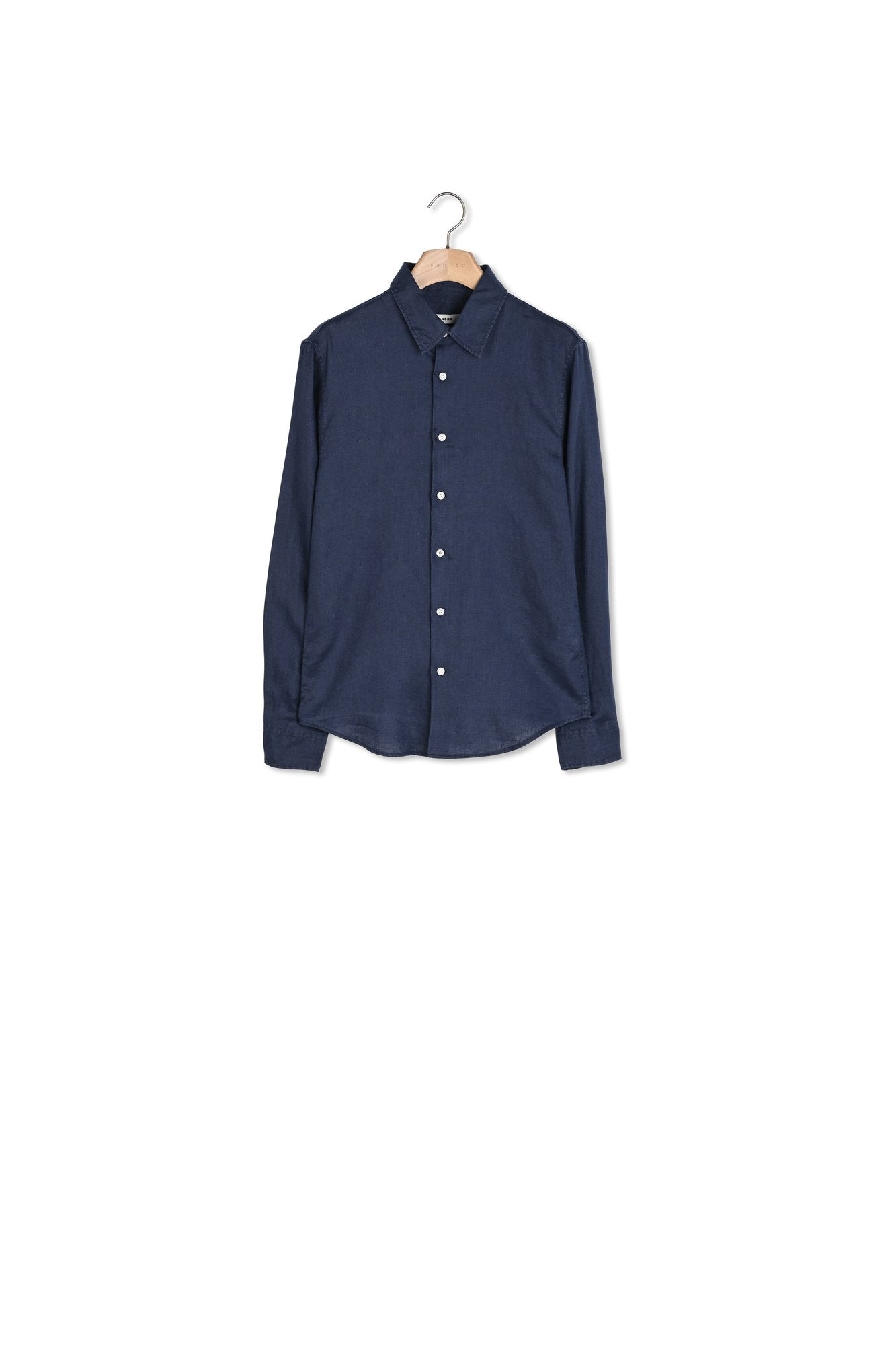 Chemise en coton et lin Sandro seconde main