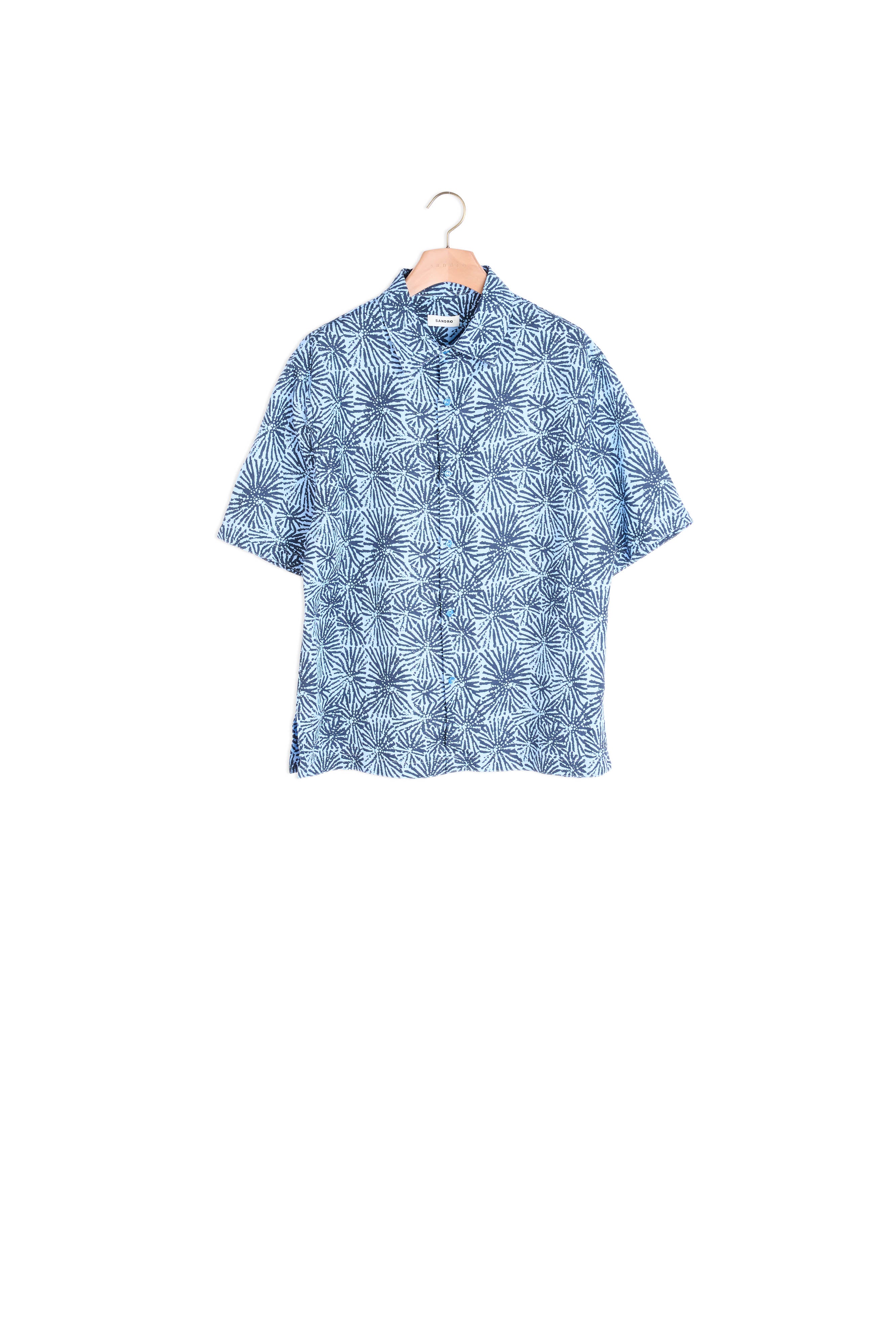 Chemise Marine Sandro seconde main