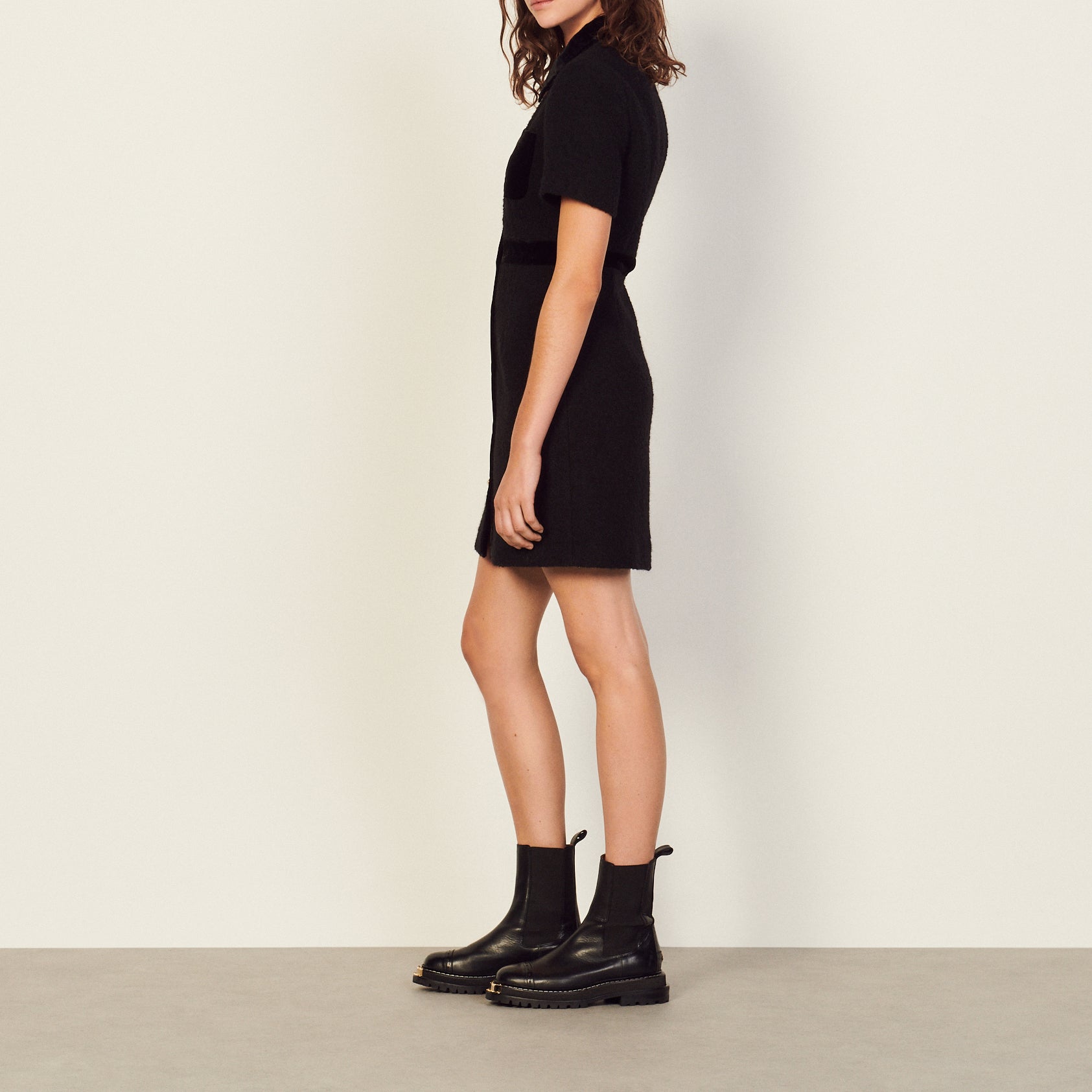 Robe Noir Sandro seconde main