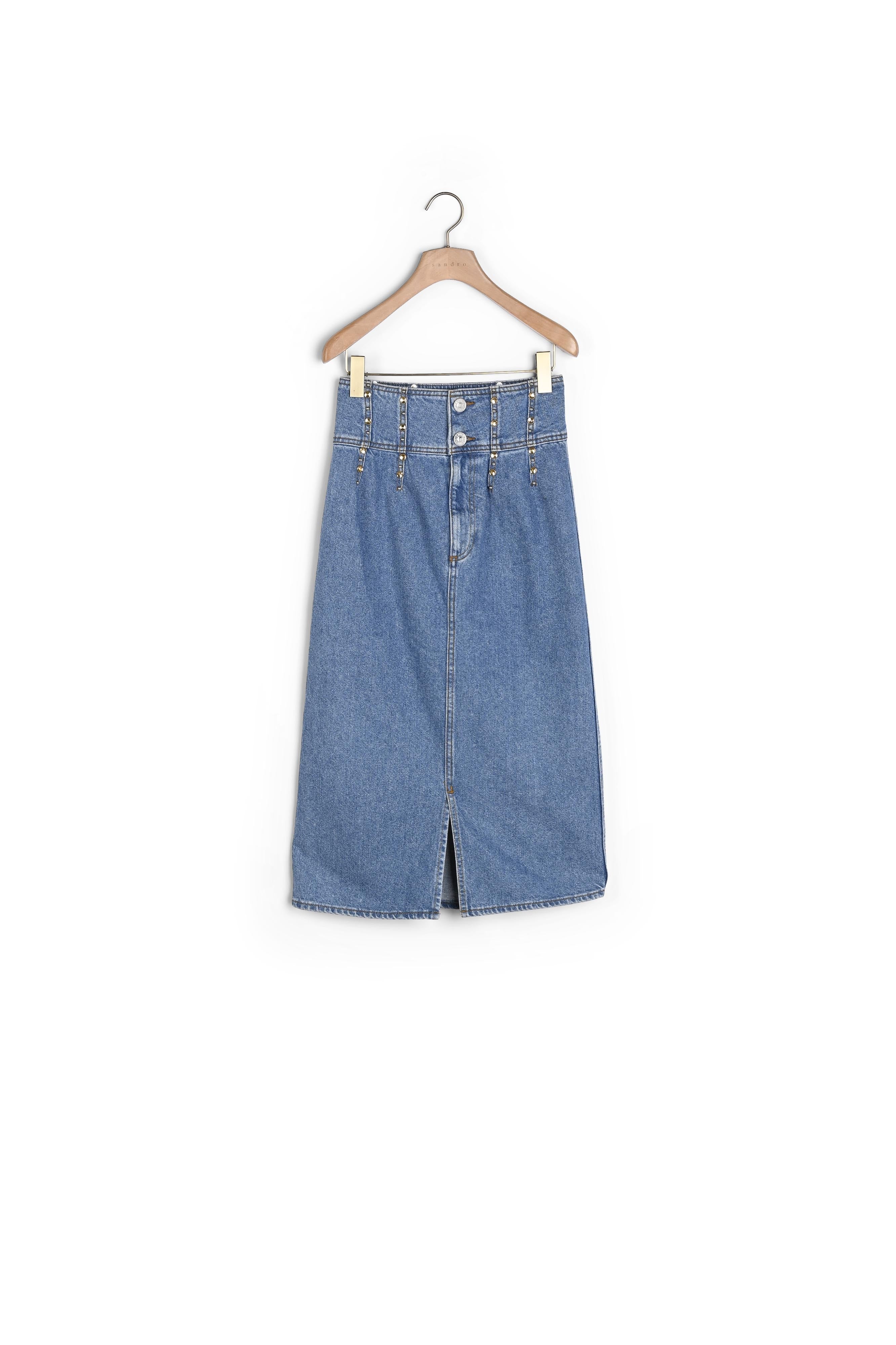 Jupe longue en Jean Sandro seconde main
