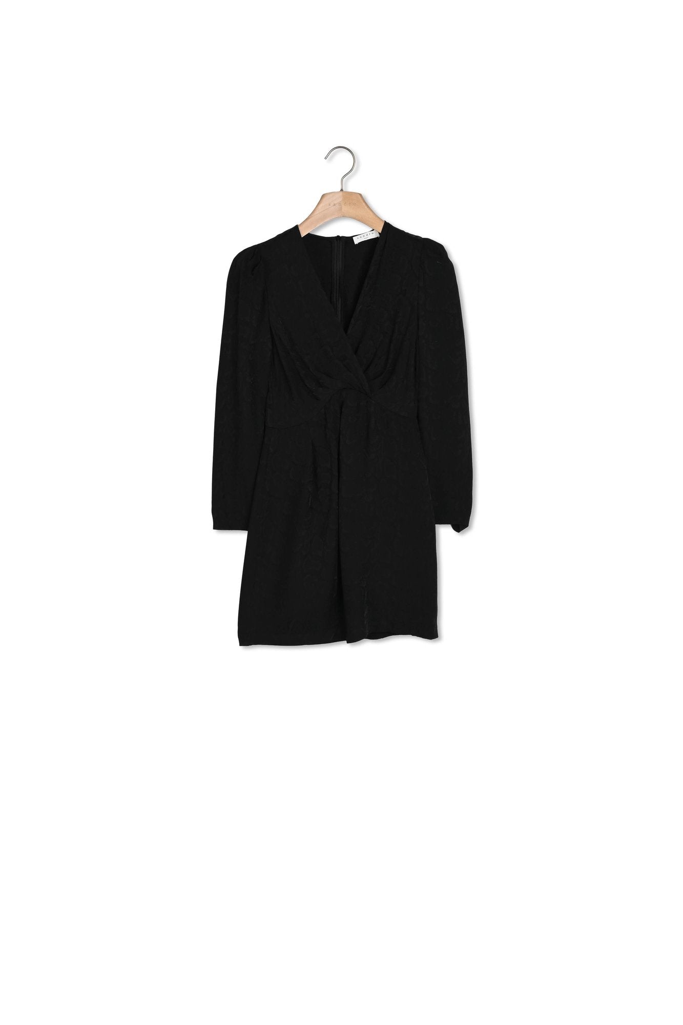 Robe courte en jacquard effet python Sandro seconde main