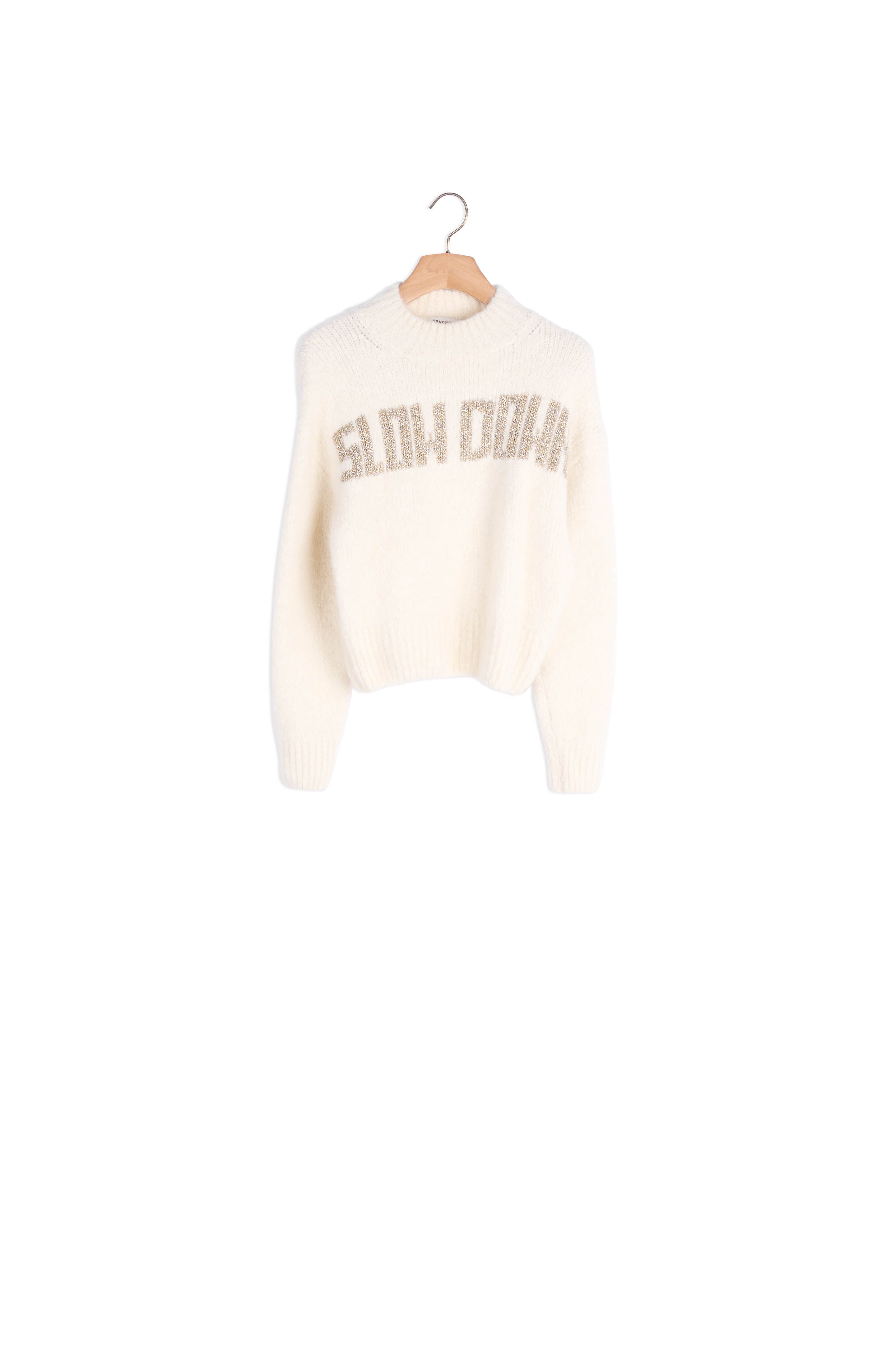 Pull Ecru Sandro seconde main