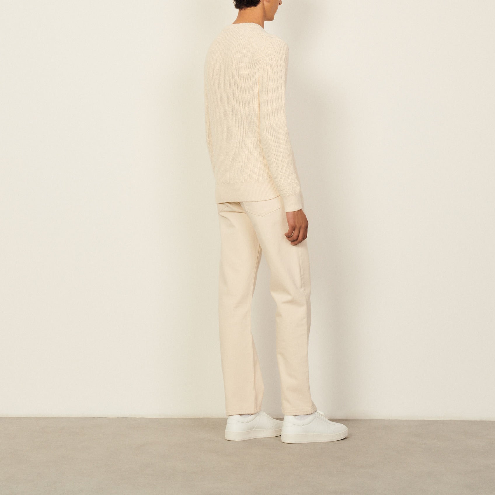 Pull en coton et soie Sandro seconde main