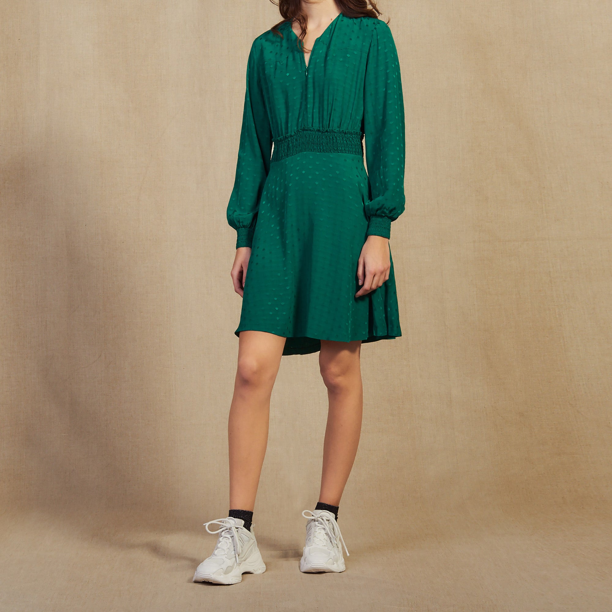 Robe courte en jacquard Sandro seconde main