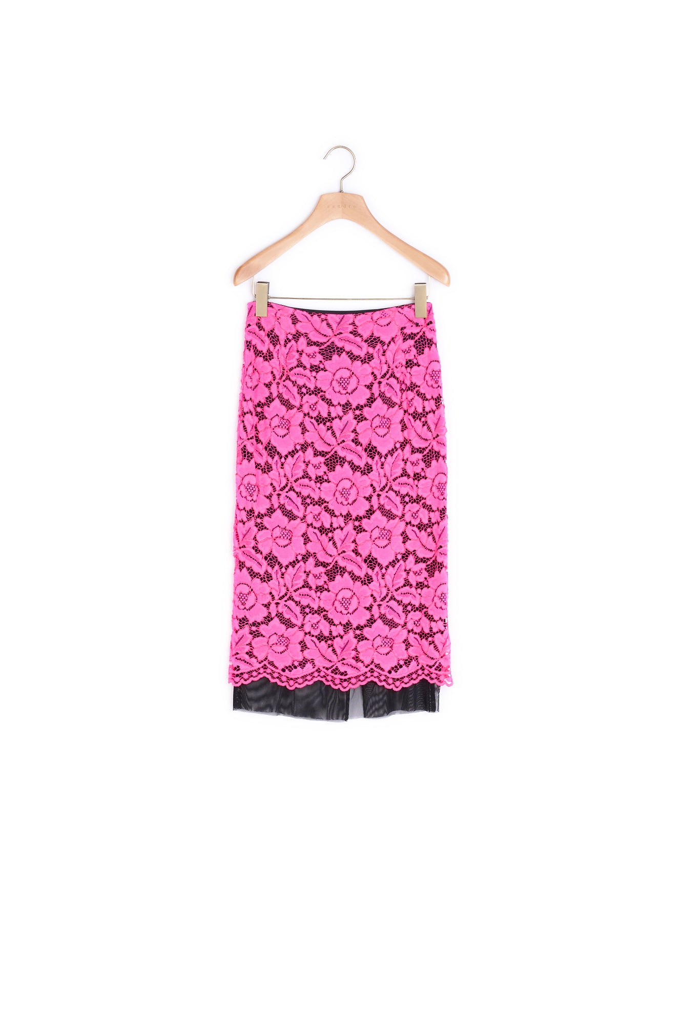 Jupe Rose fluo Sandro seconde main