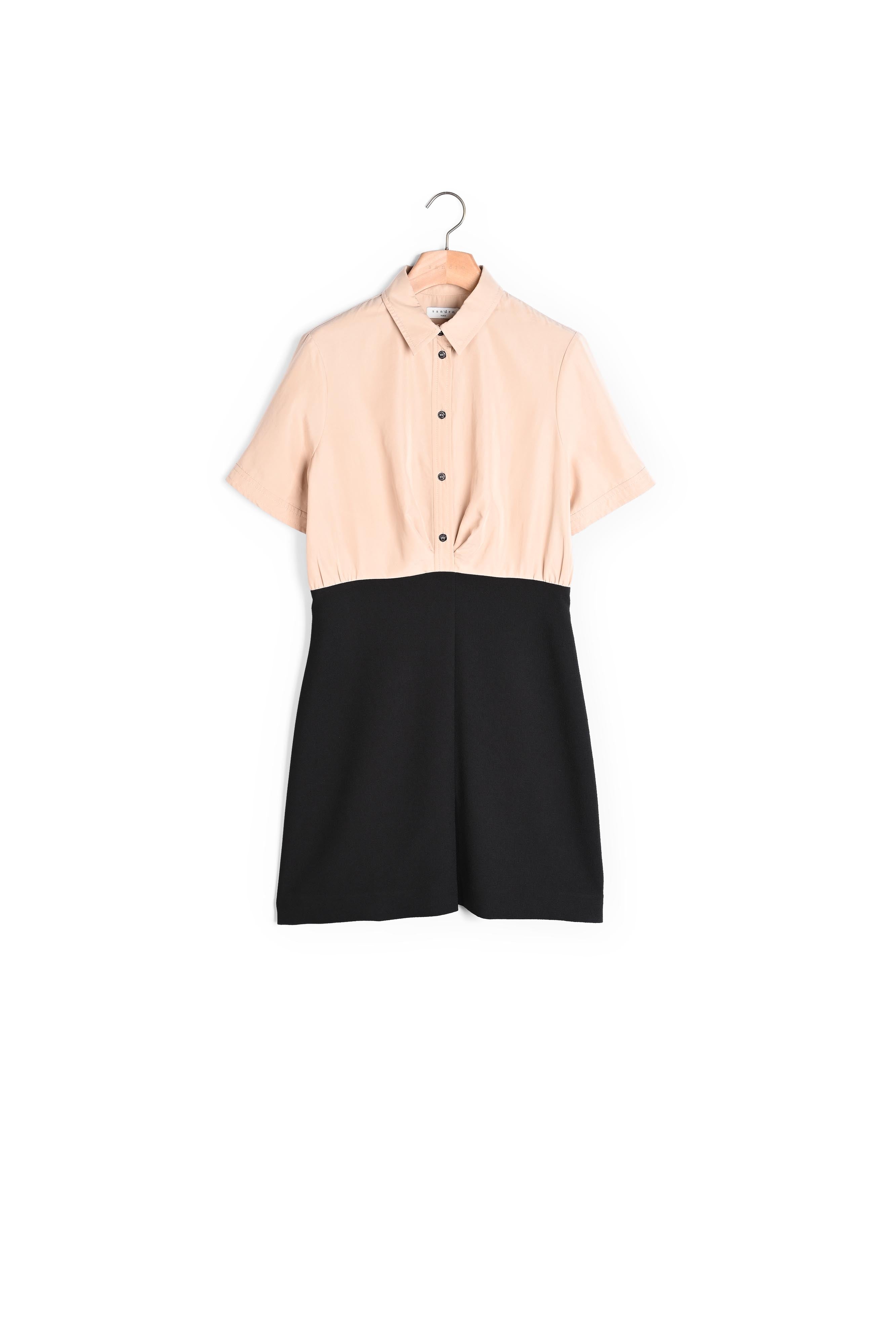 Robe trompe l' œil avec chemisier Sandro seconde main