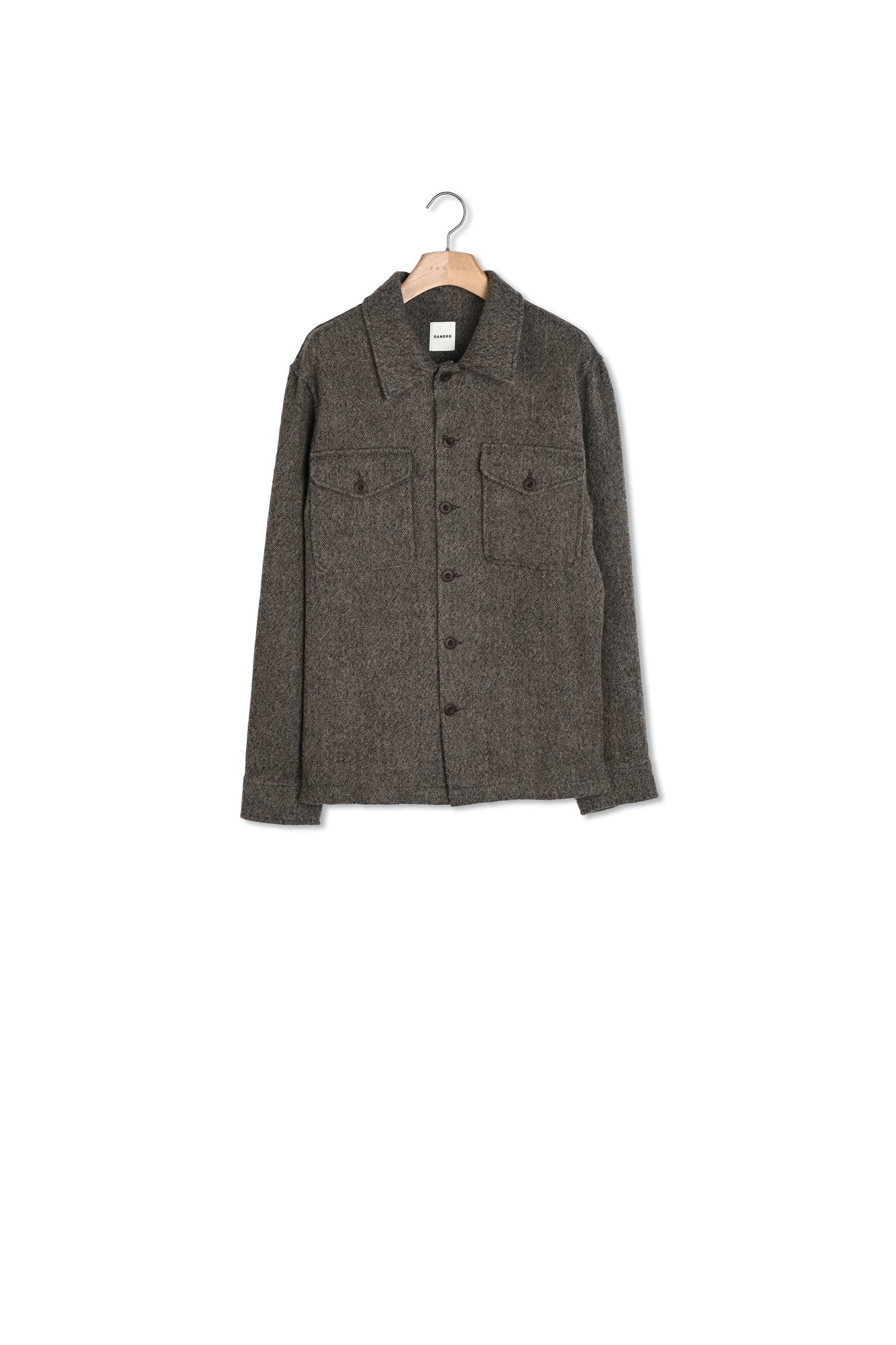 SurChemise en laine Sandro seconde main