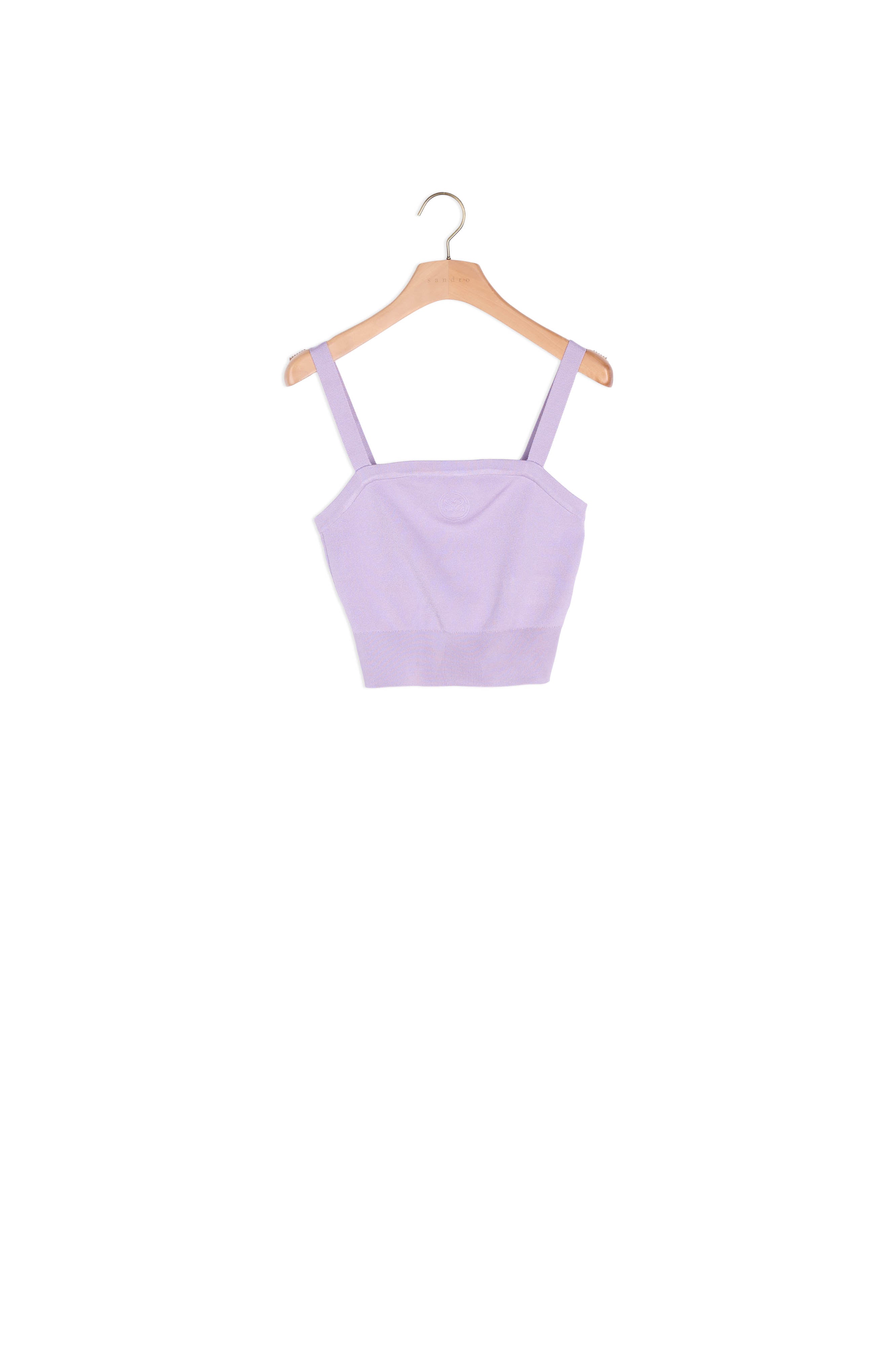 Brassière en Maille brodée Sandro seconde main