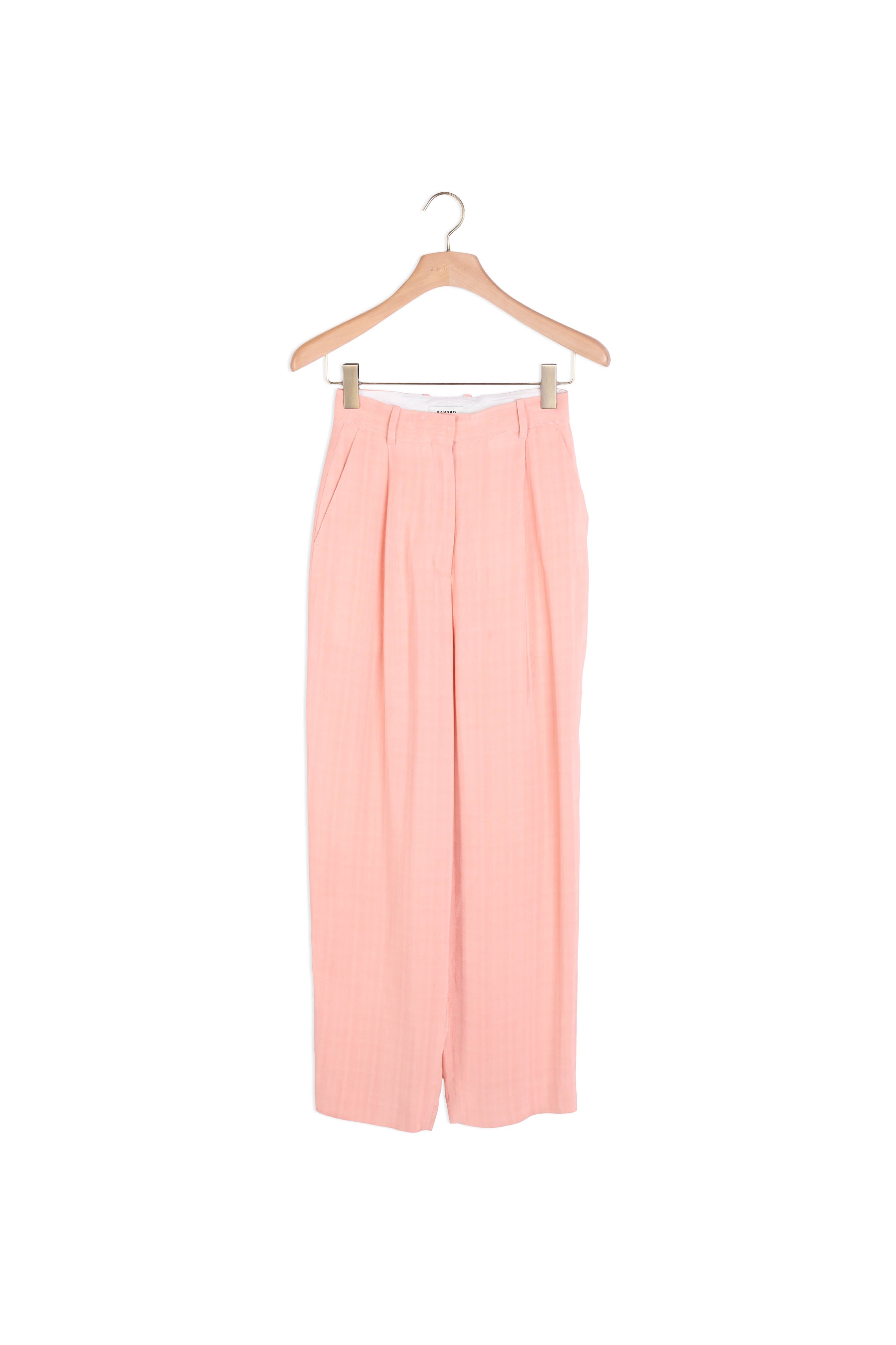 Pantalon droit à plis Sandro seconde main