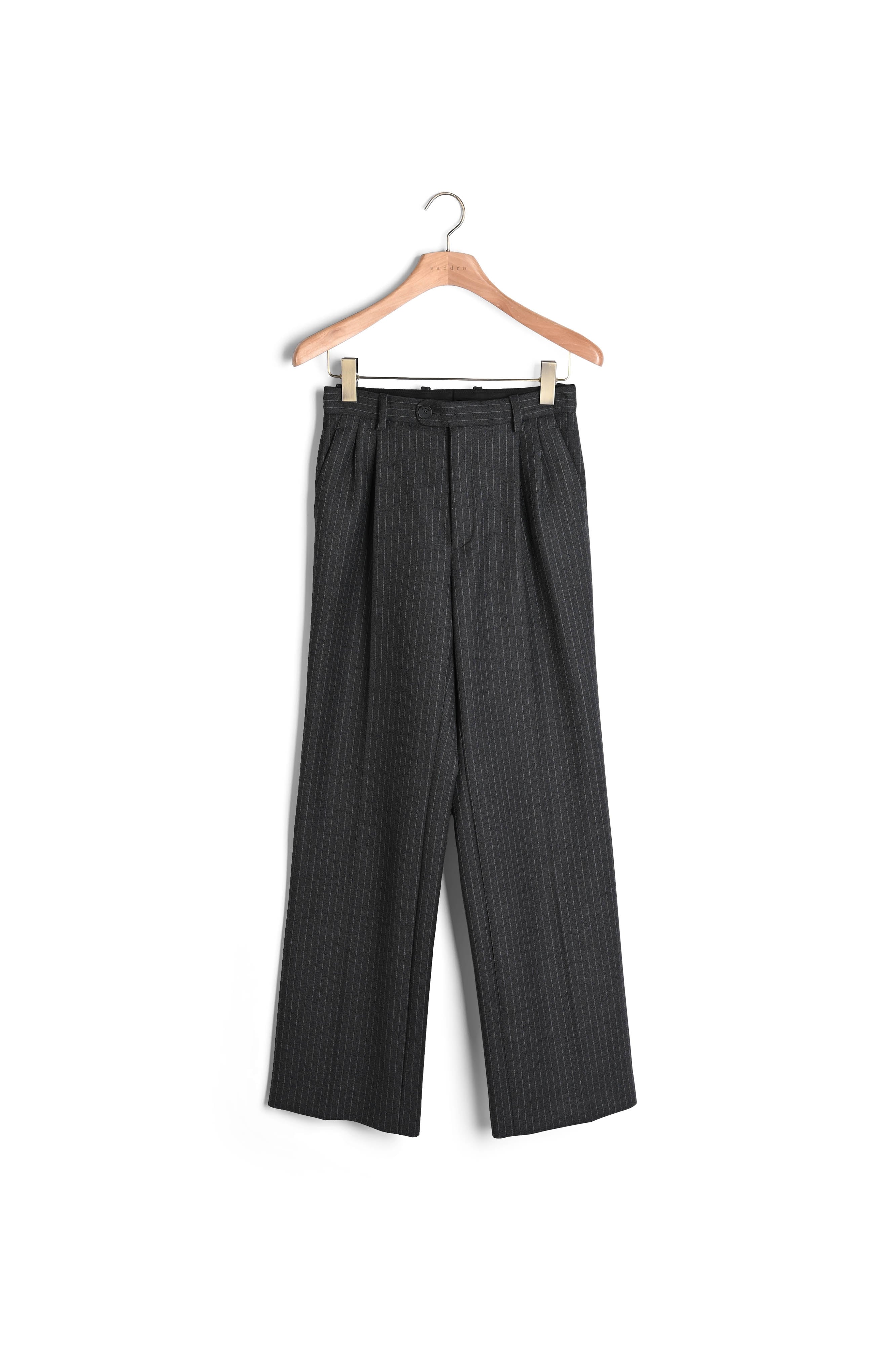 Pantalon en laine Sandro seconde main