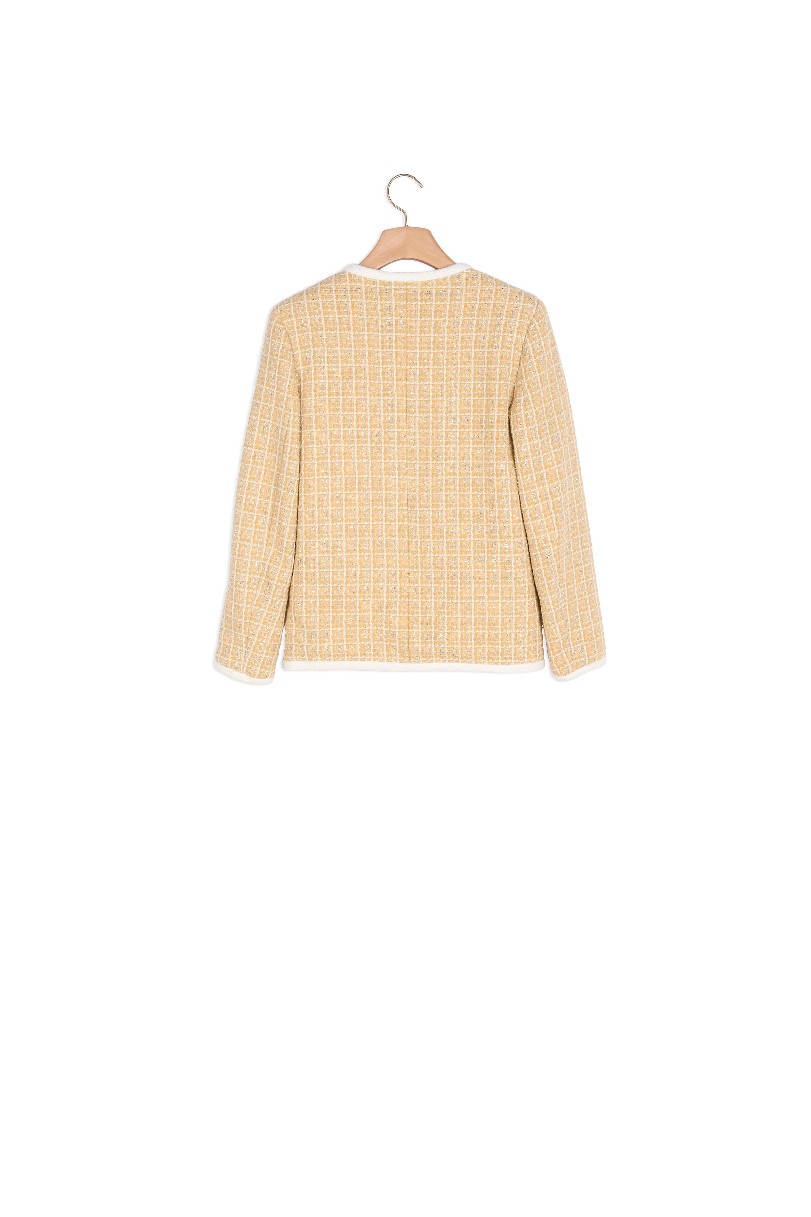 Veste tailleur en tweed fantaisie Sandro seconde main