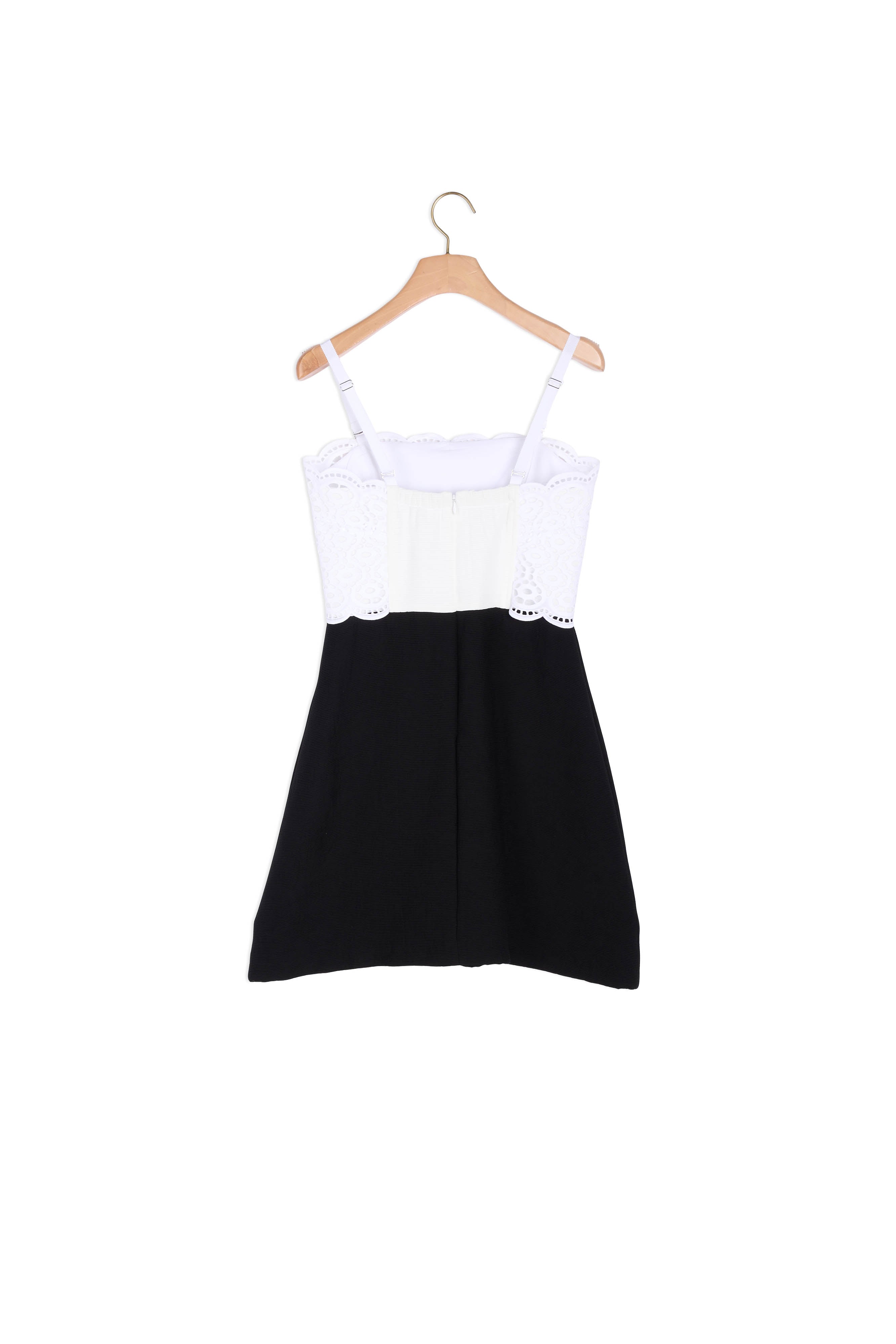Robe bicolore à fines bretelles Sandro seconde main