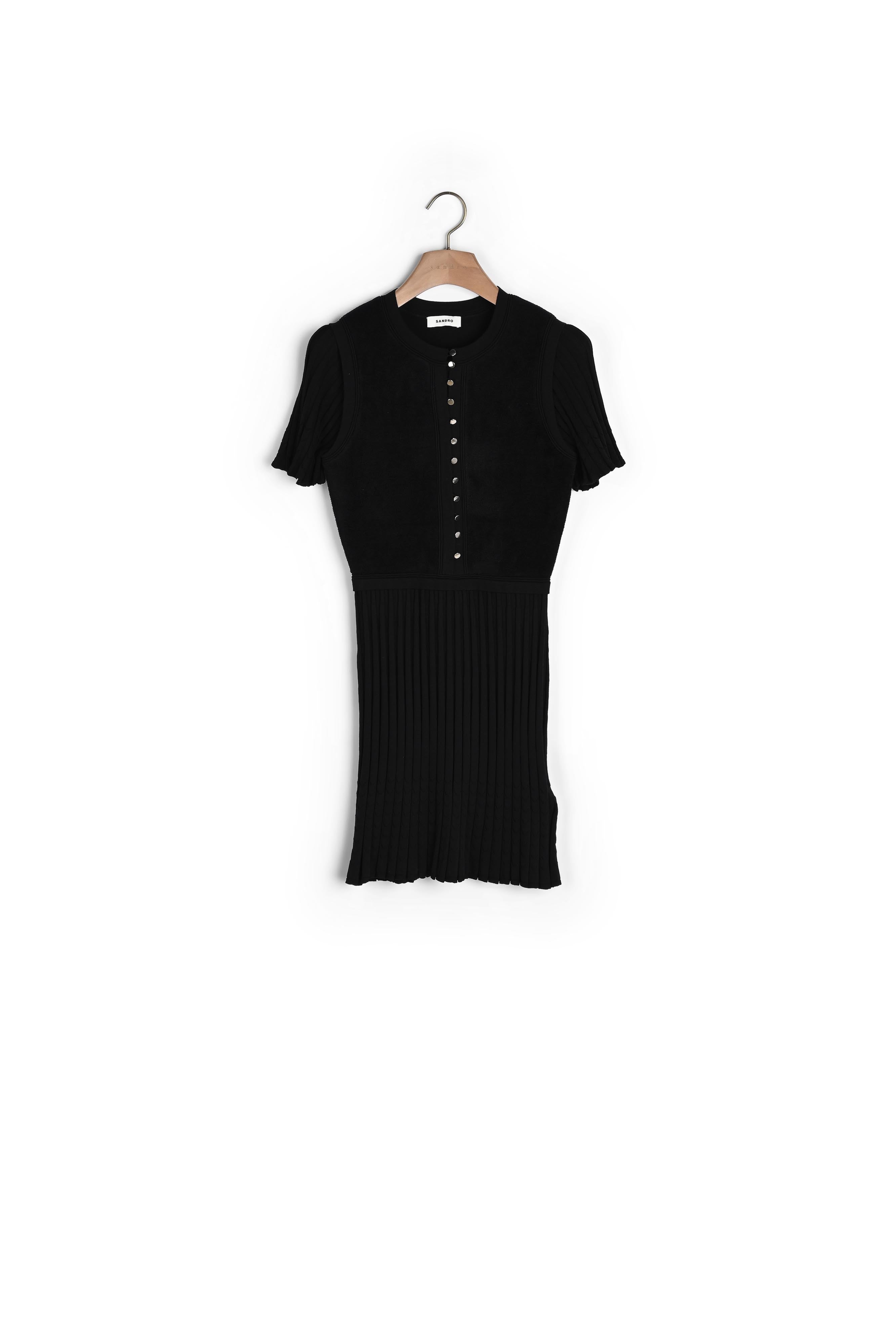Robe en Maille plissée Sandro seconde main