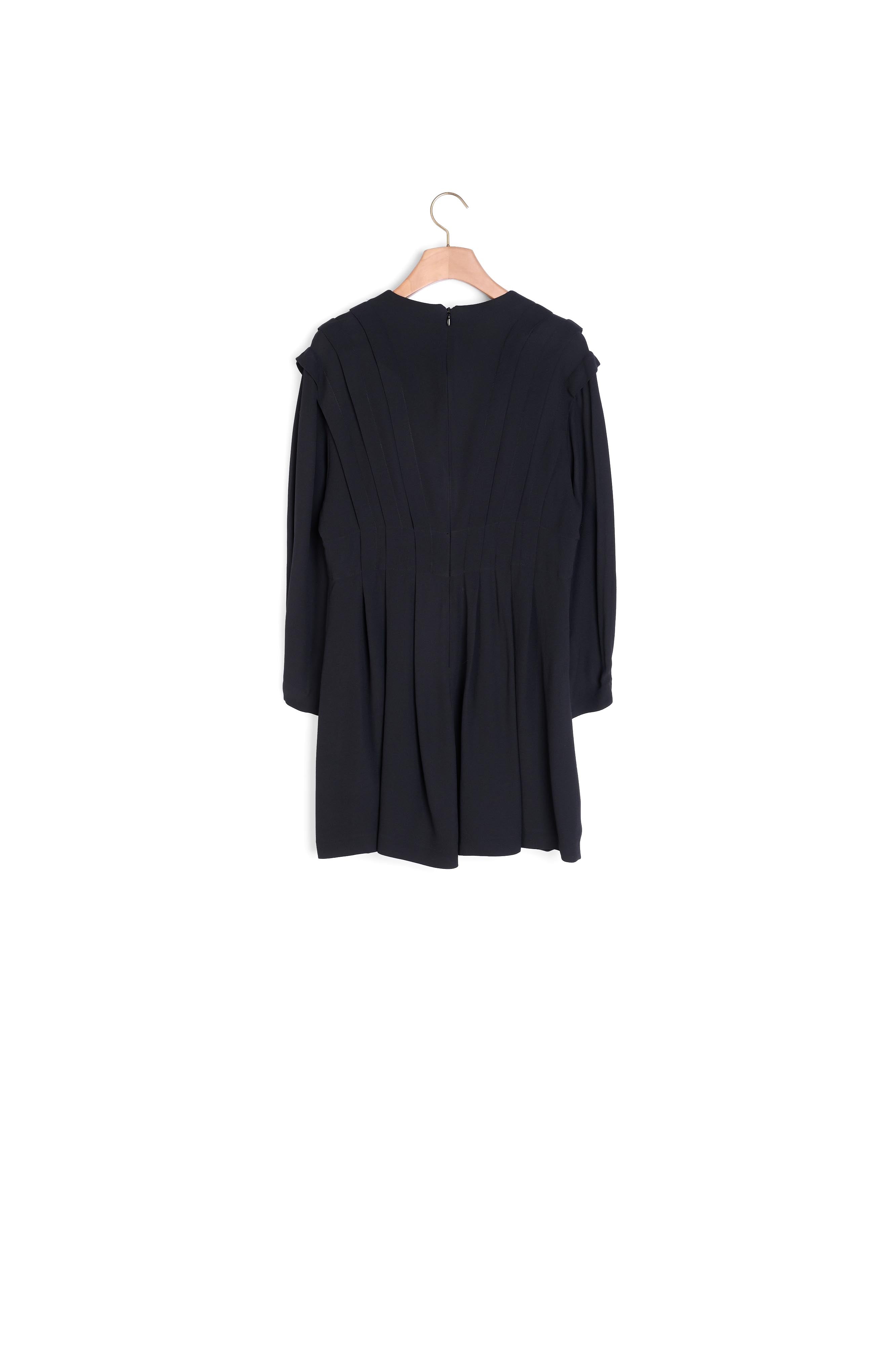 Robe courte fluide ornée de plis Sandro seconde main
