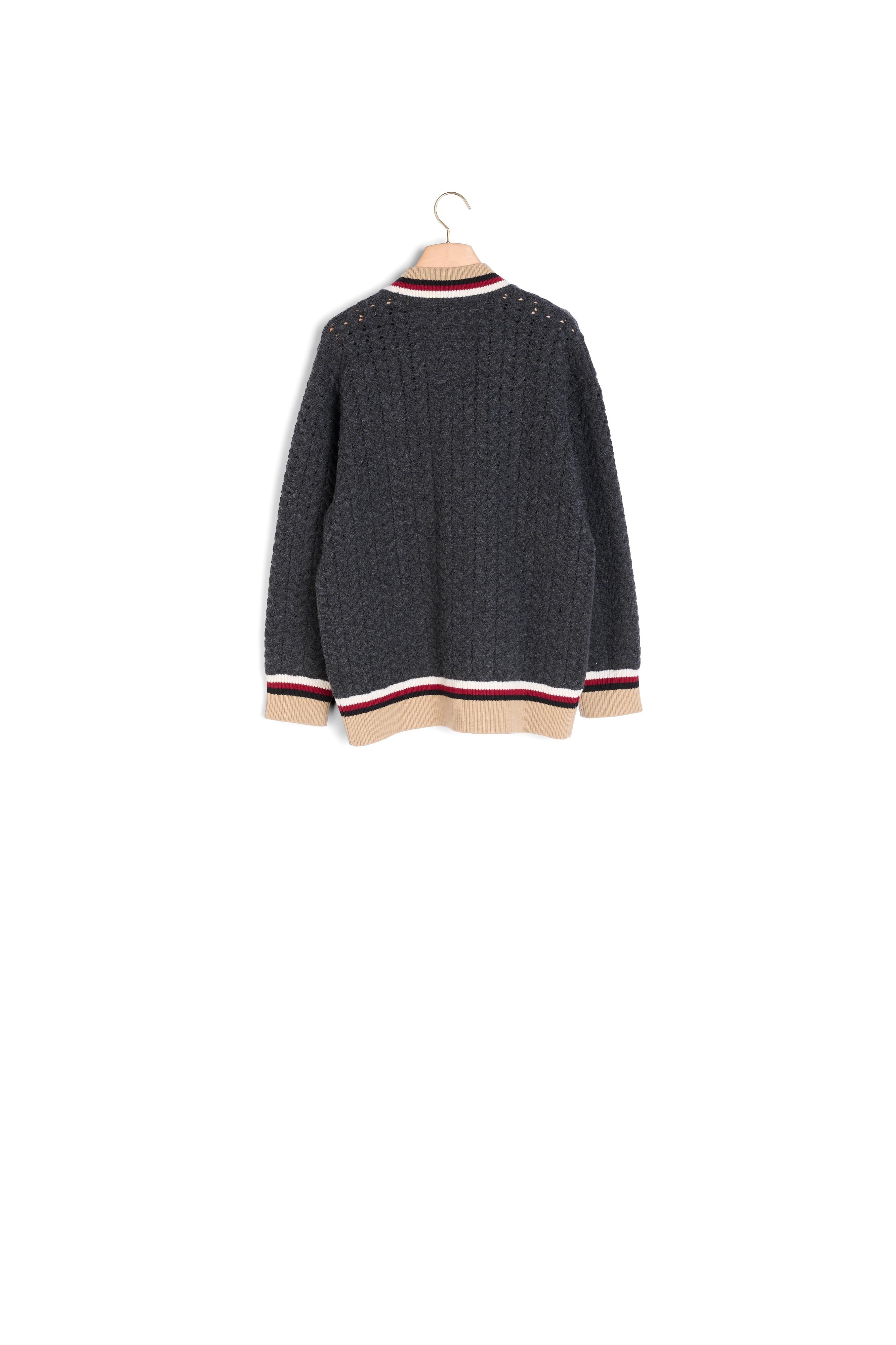Cardicoat à patch double S Sandro seconde main