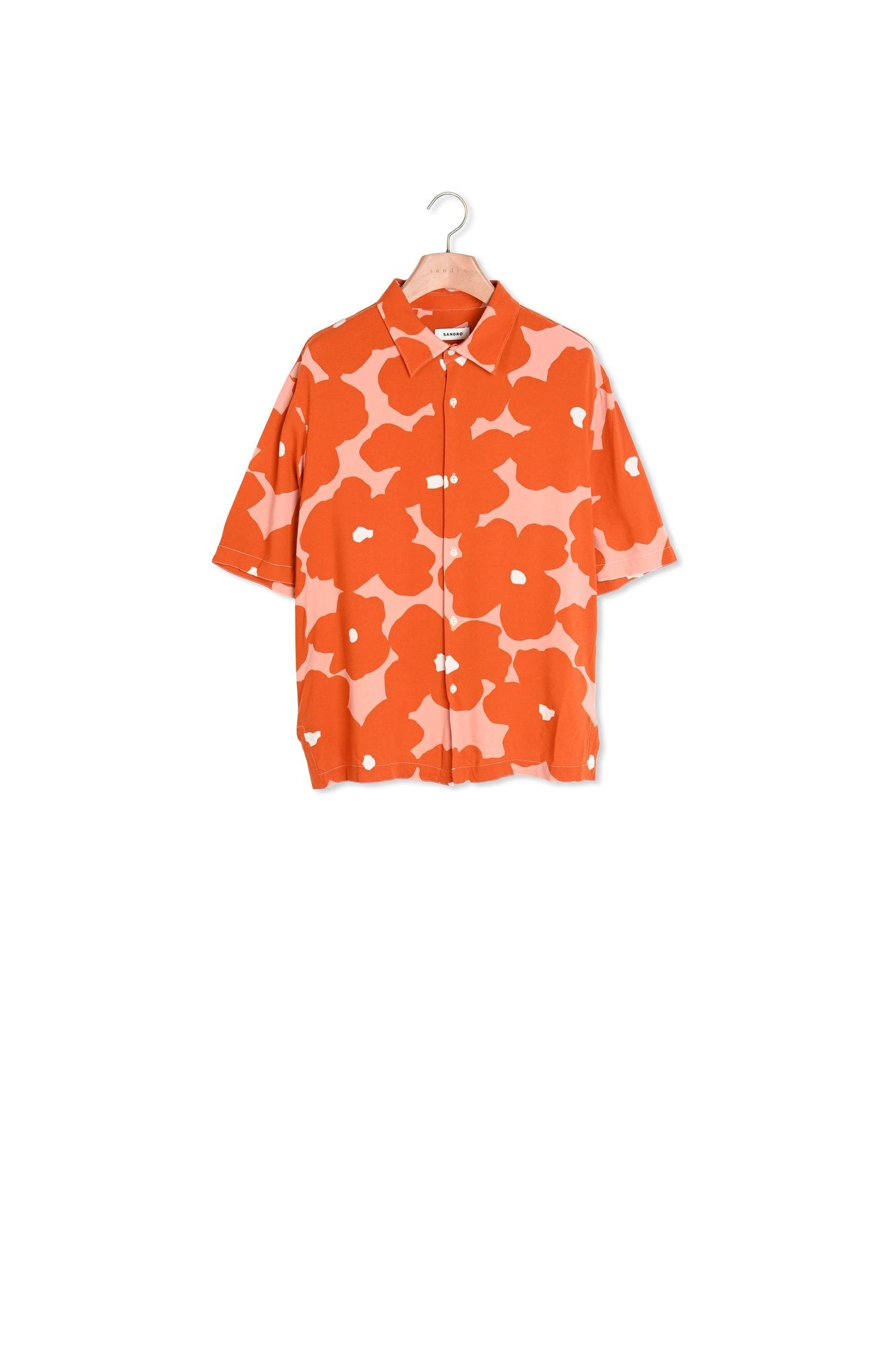 Chemise Orange Sandro seconde main