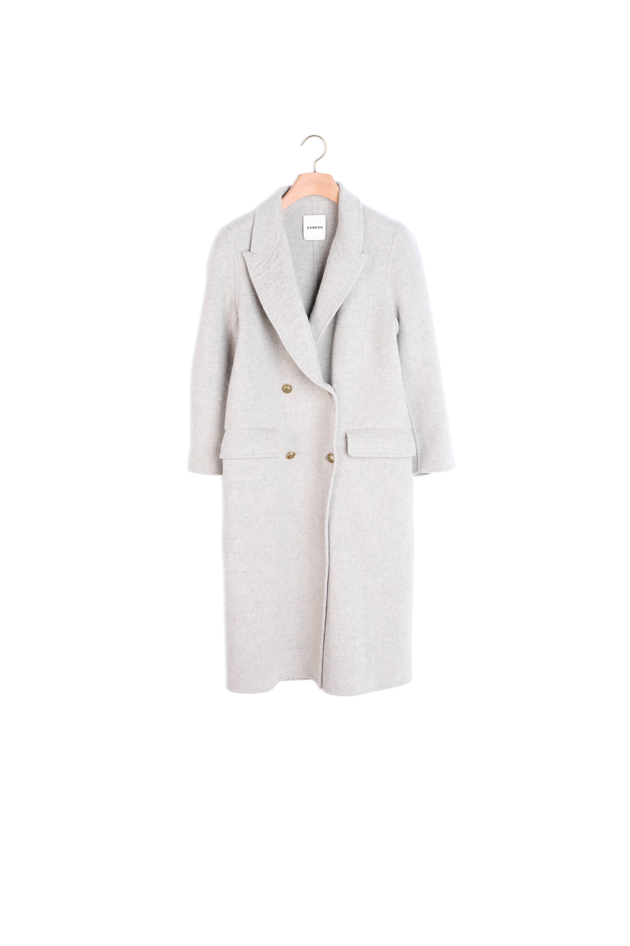 Manteau long droit Sandro seconde main
