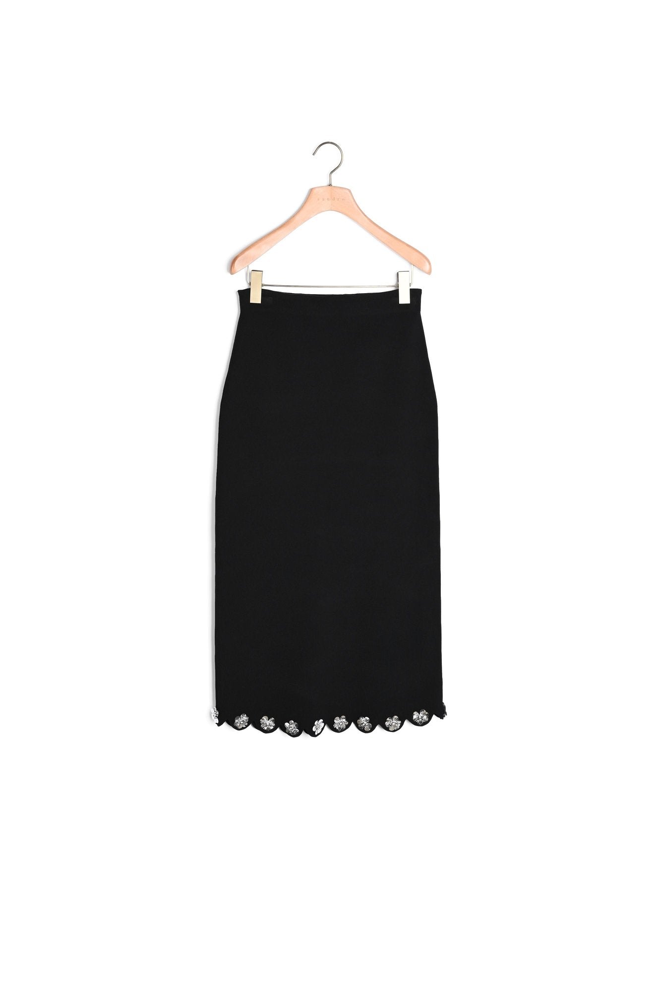 Jupe longue en Maille Sandro seconde main