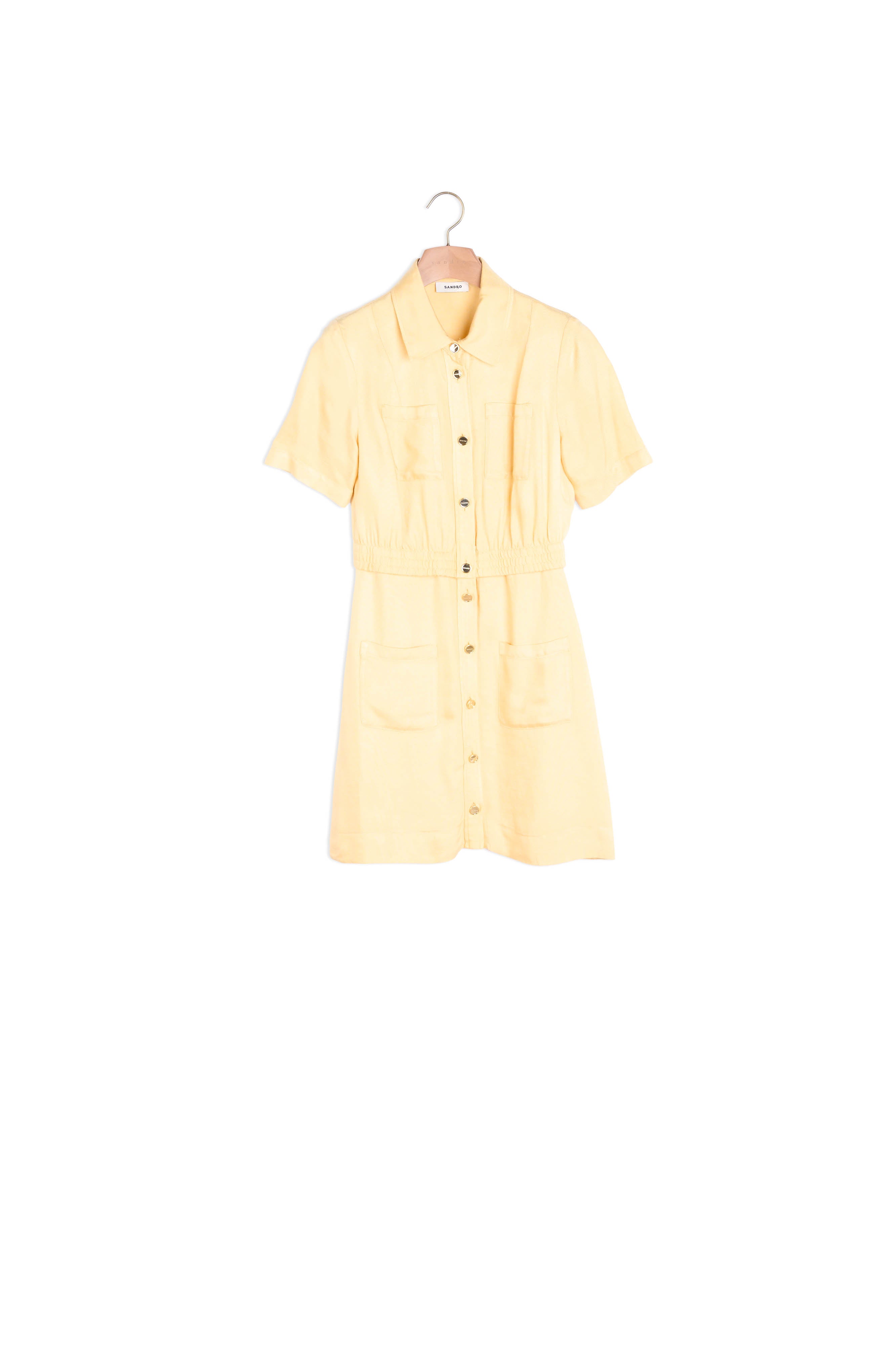 Robe courte boutonnée Sandro seconde main