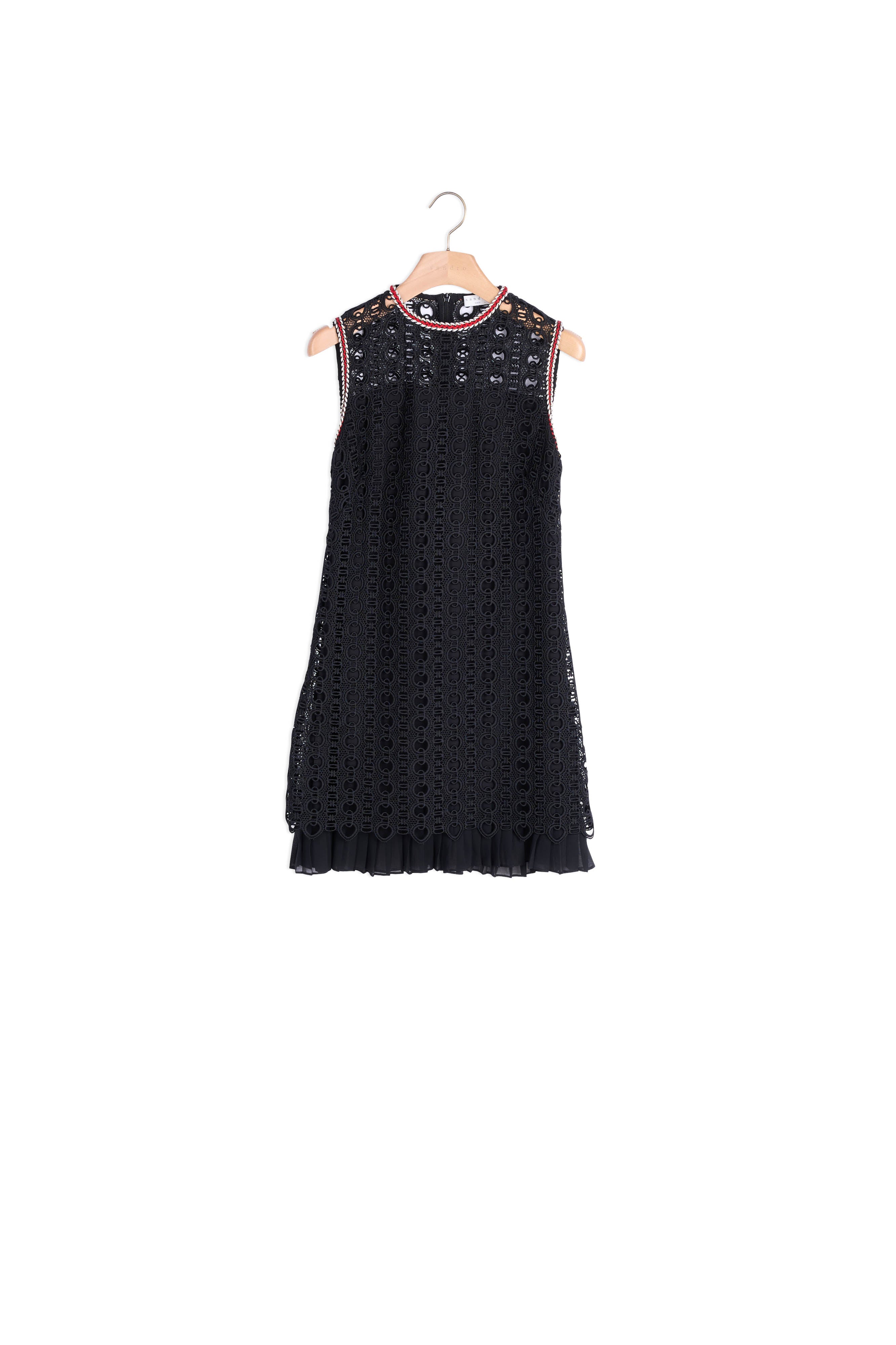 Robe en guipure sans manches Sandro seconde main