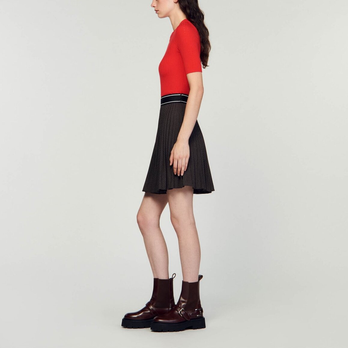 Jupe plissée Sandro seconde main