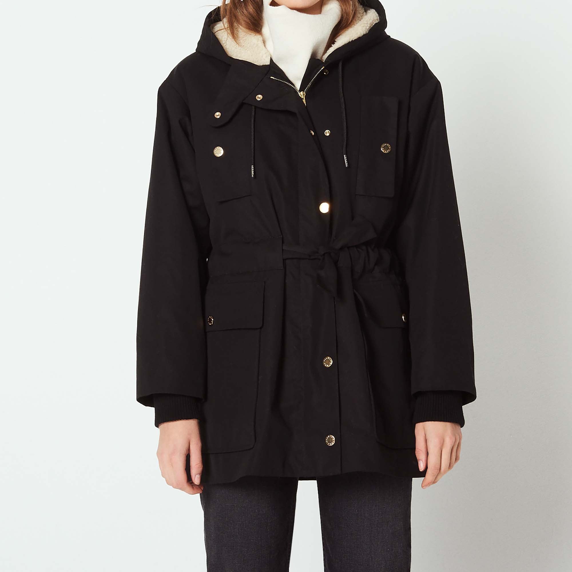 Parka mi-longue Sandro seconde main