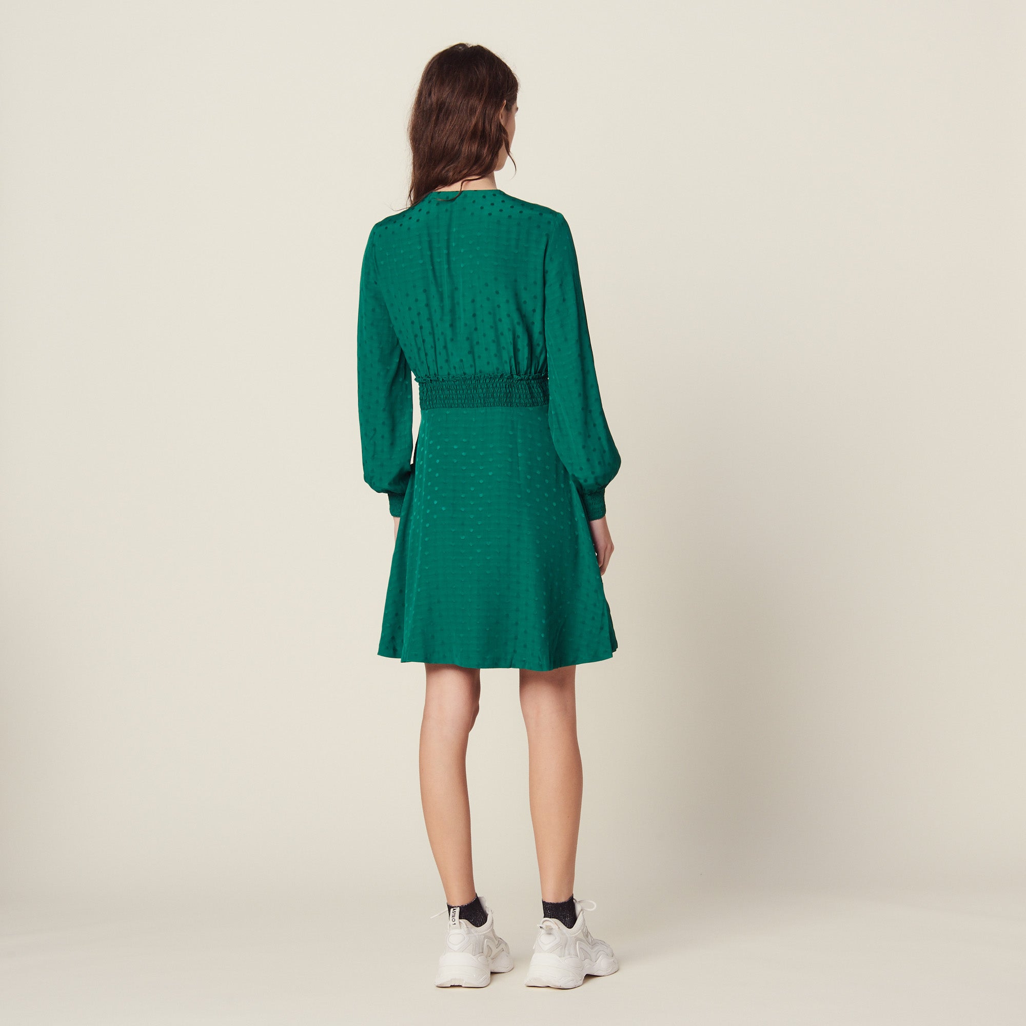 Robe courte en jacquard Sandro seconde main