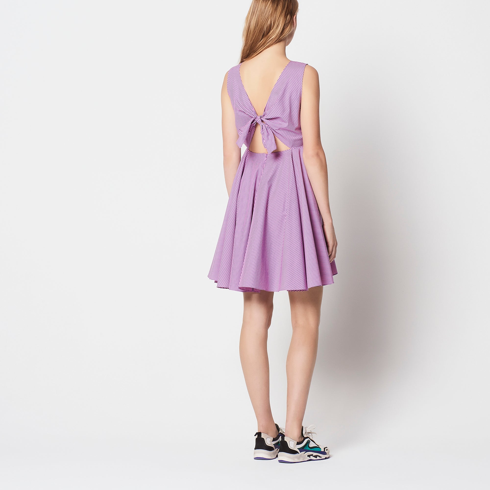 Robe évasée nouée dans le dos Sandro seconde main