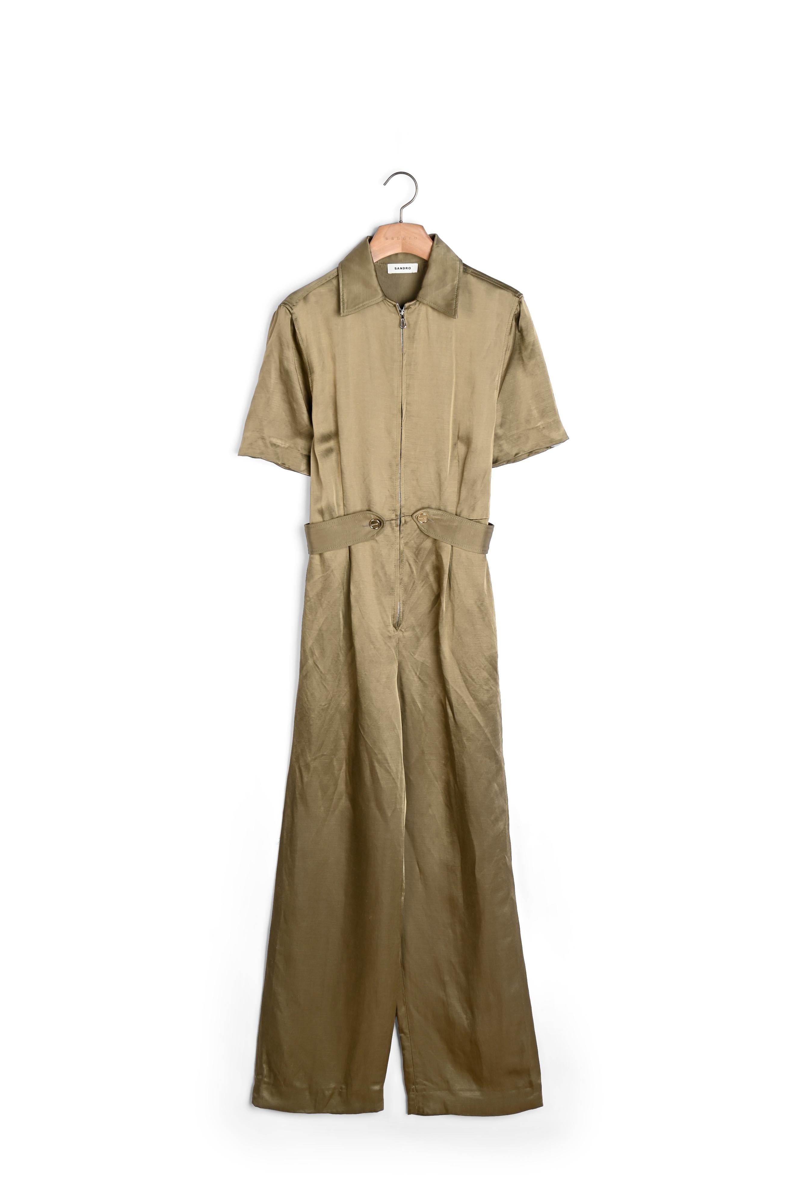 Combinaison Pantalon en satin Sandro seconde main