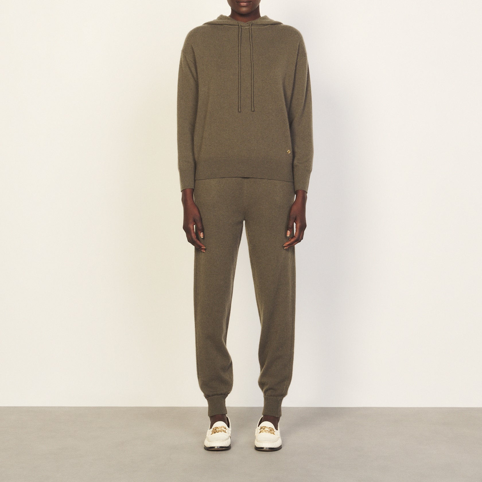 Pull Kaki Sandro seconde main