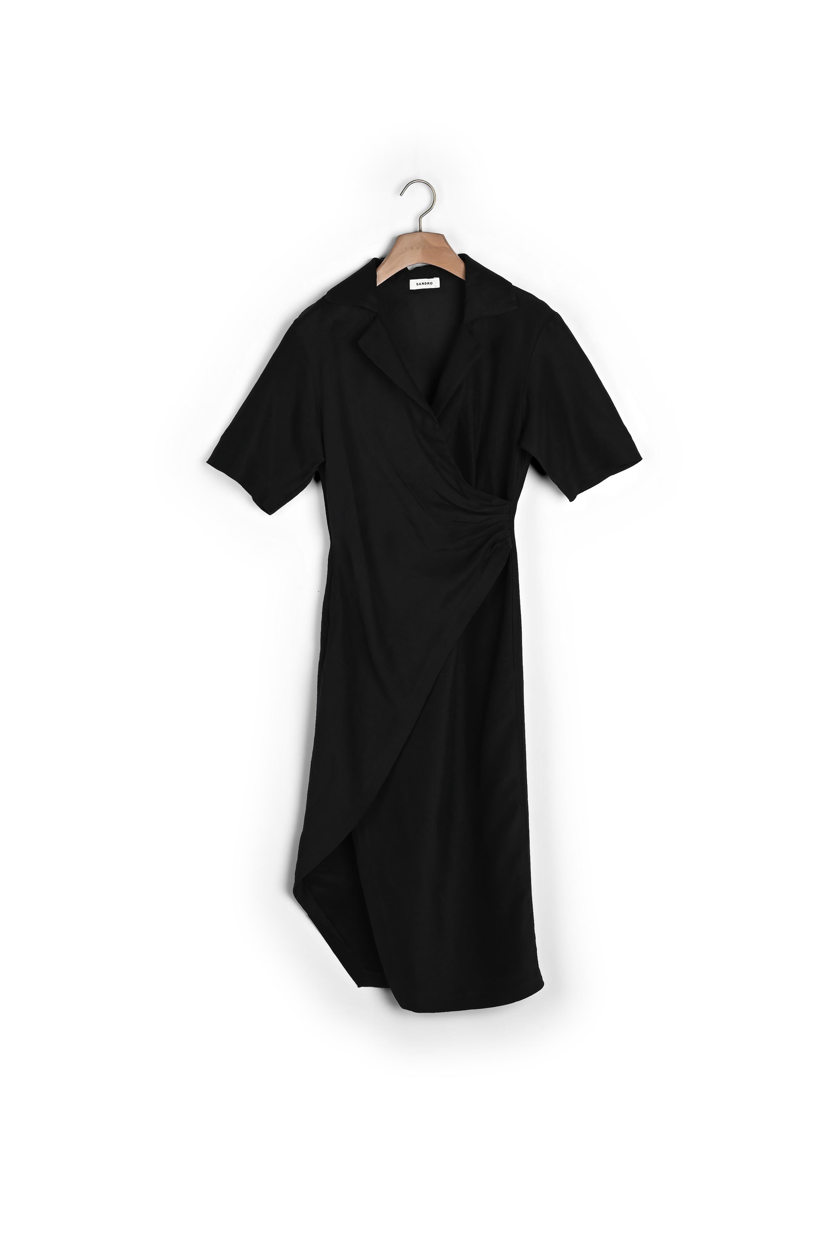 Robe drapée asymétrique Sandro seconde main
