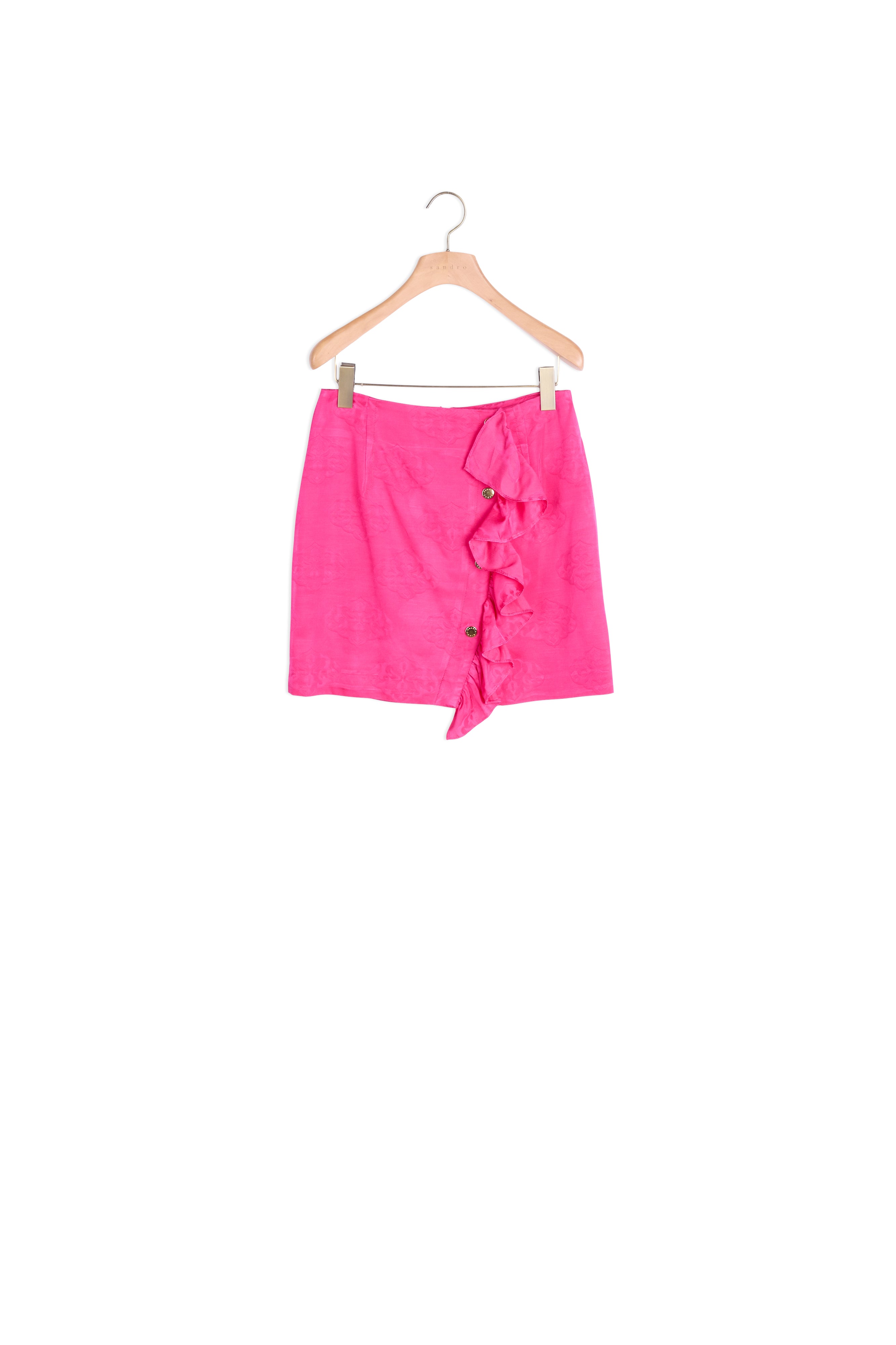 Jupe courte en jacquard Sandro seconde main