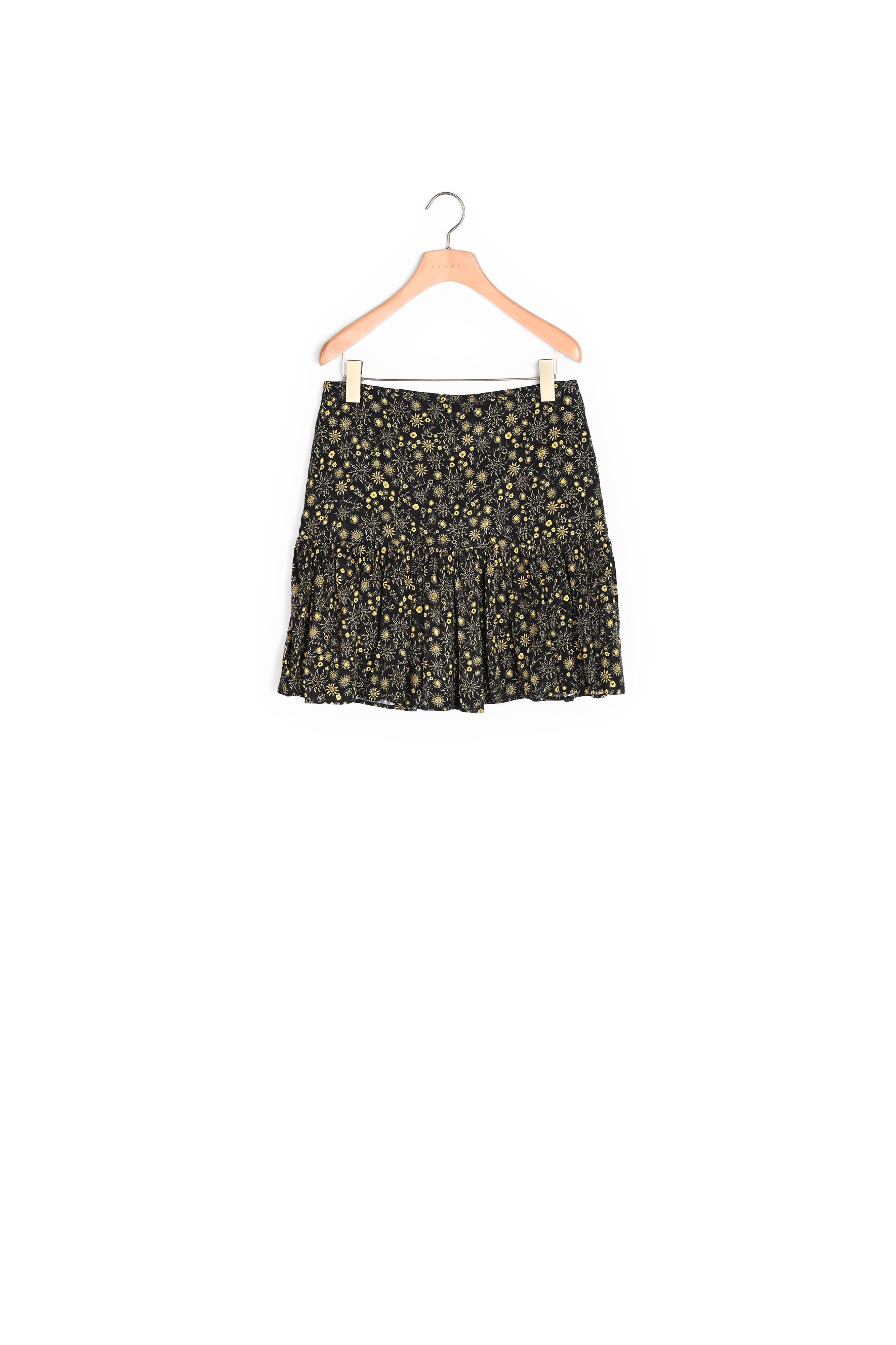 Jupe courte imprimée Sandro seconde main