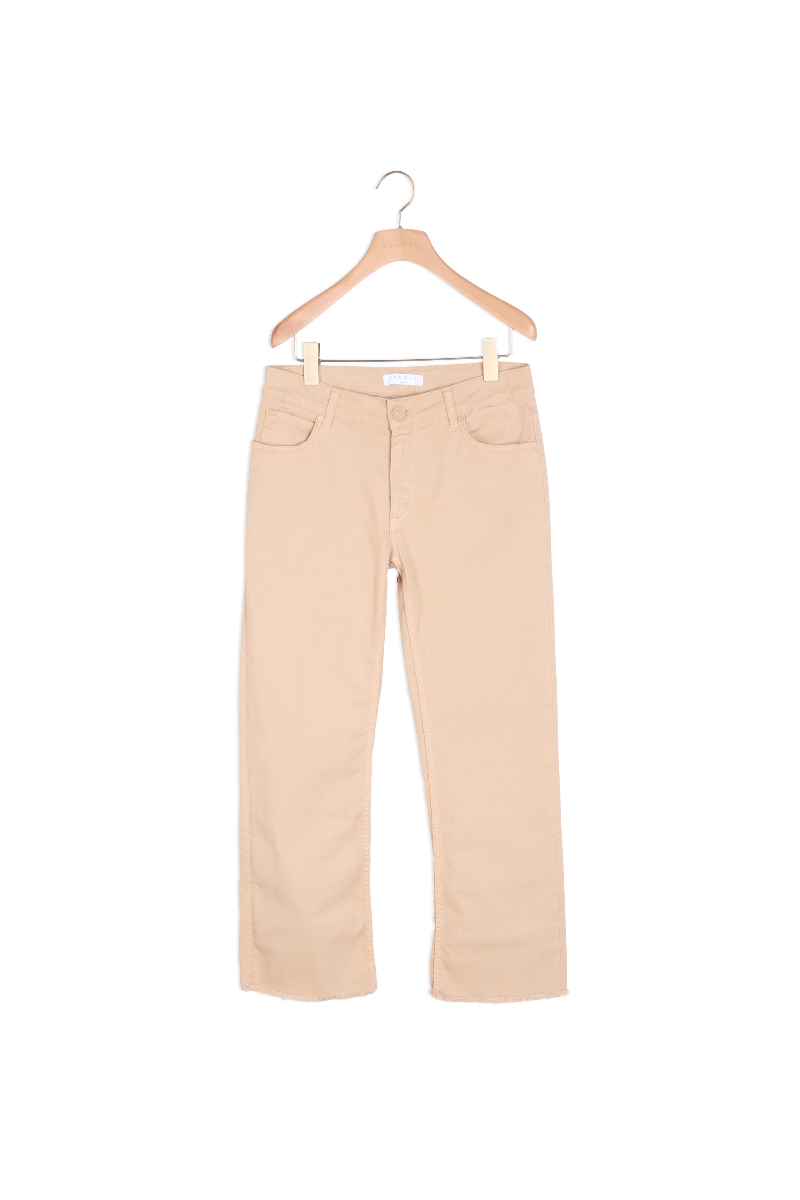 Jeans coupe large et taille normale Sandro seconde main