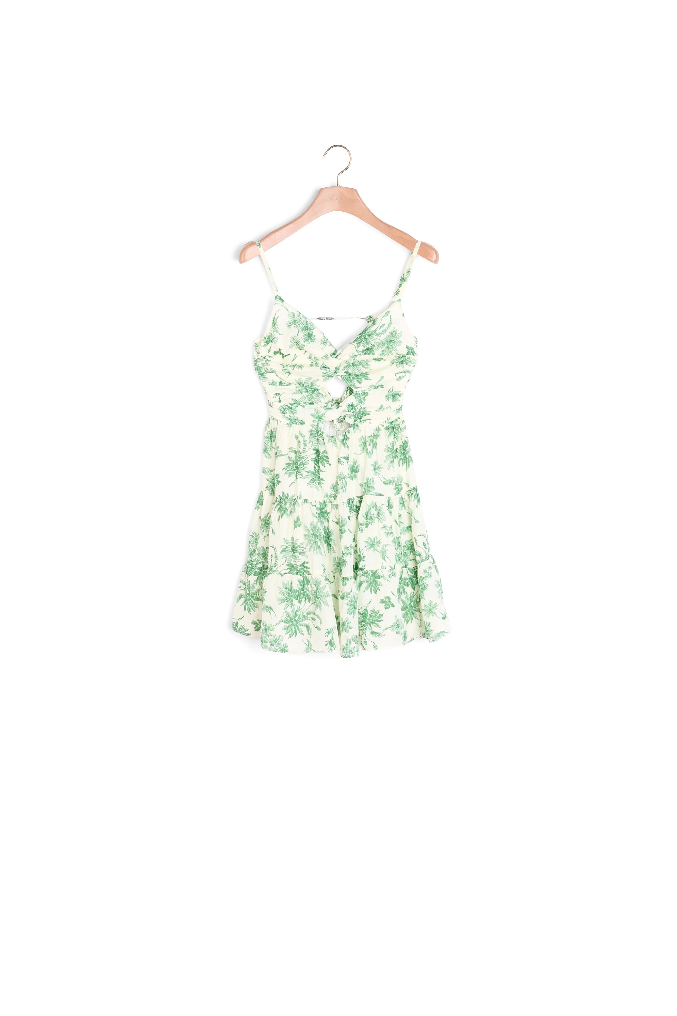 Robe courte imprimée palmiers Sandro seconde main