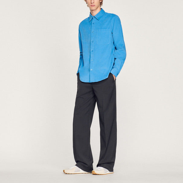 Chemise en velours côtelé Sandro seconde main