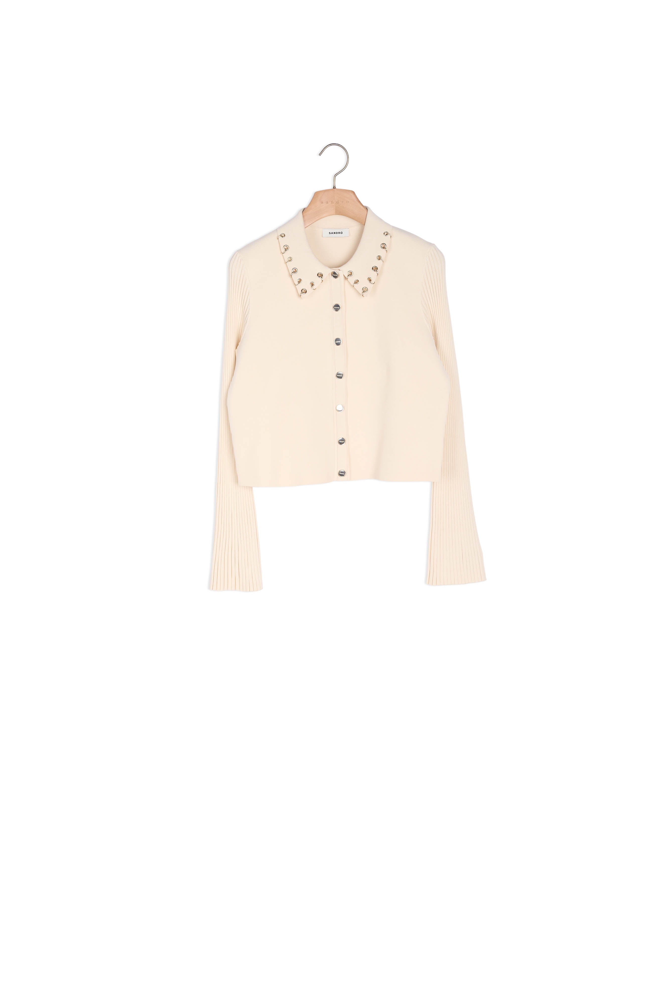 Cardigan en Maille détails anneaux Sandro seconde main