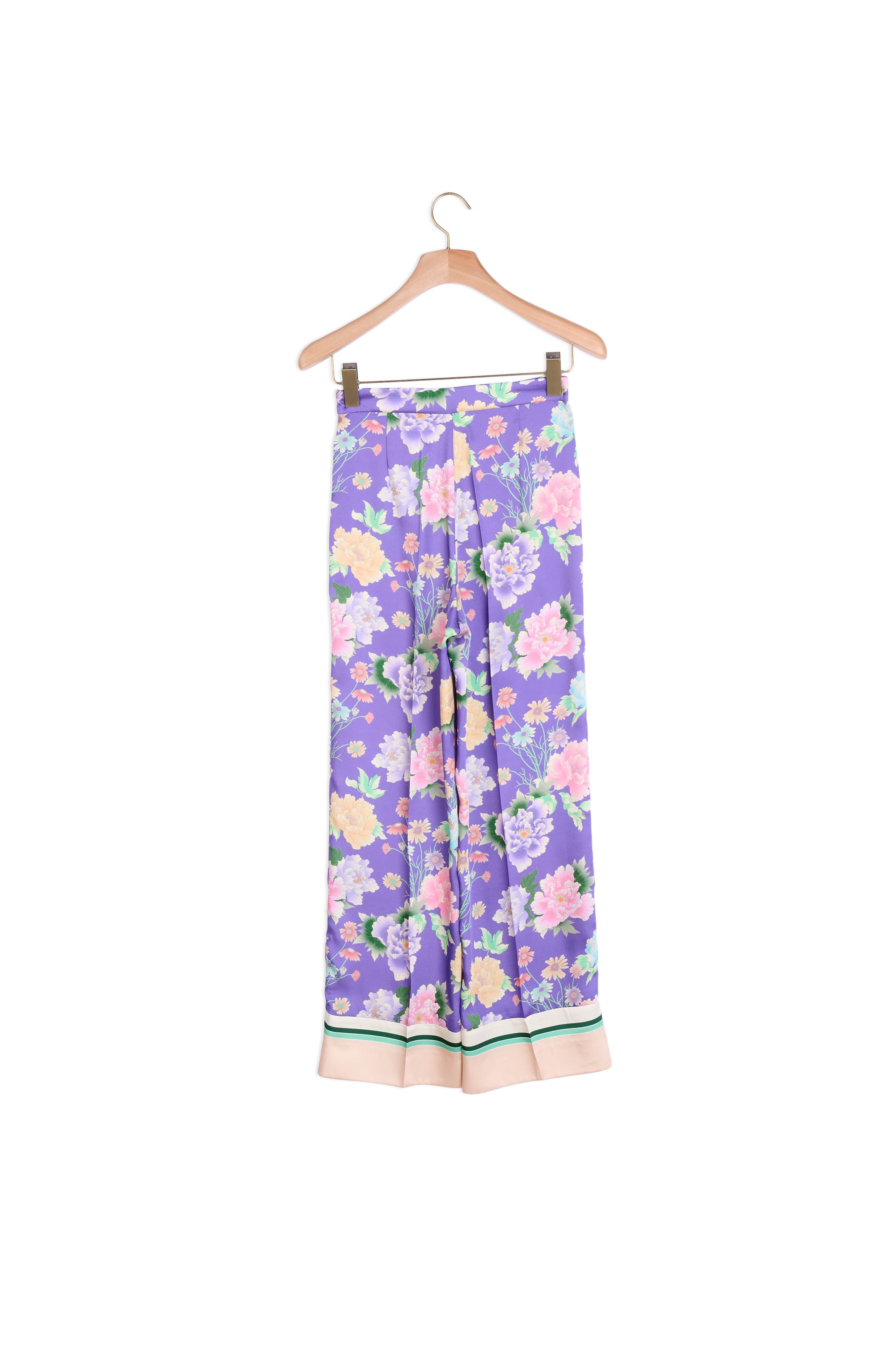 Pantalon large imprimé Sandro seconde main