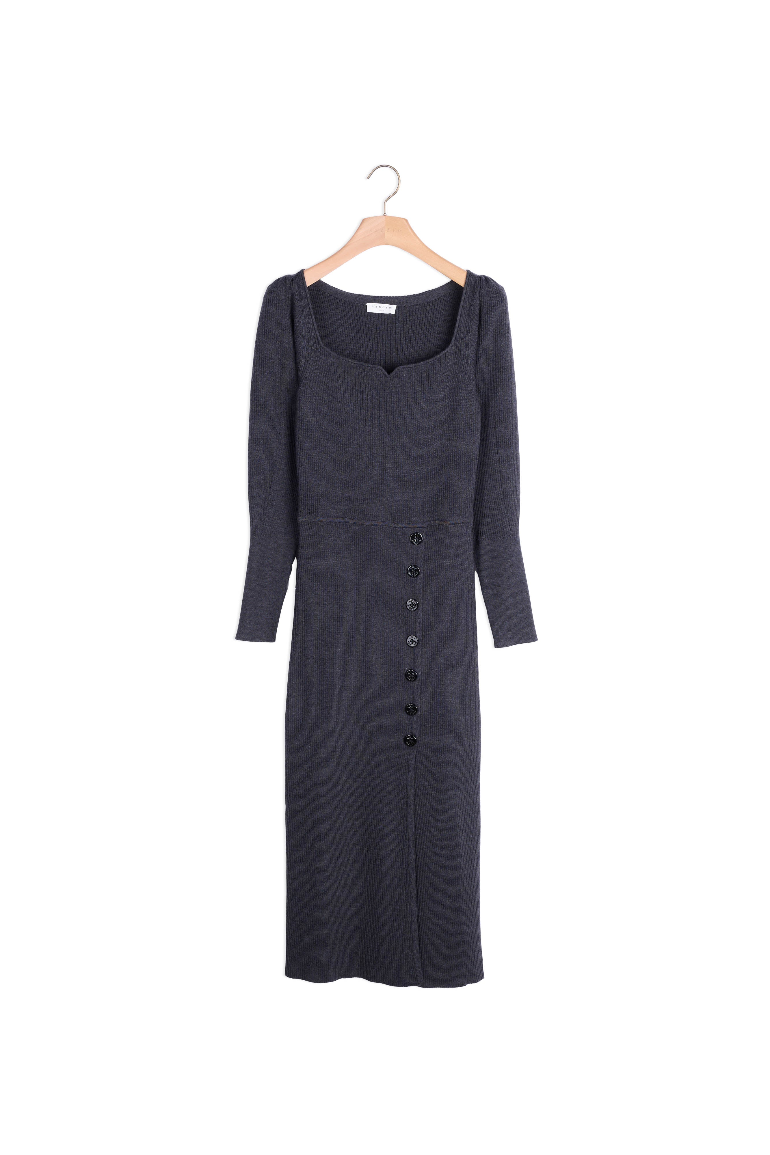 Robe en Maille avec fente Sandro seconde main