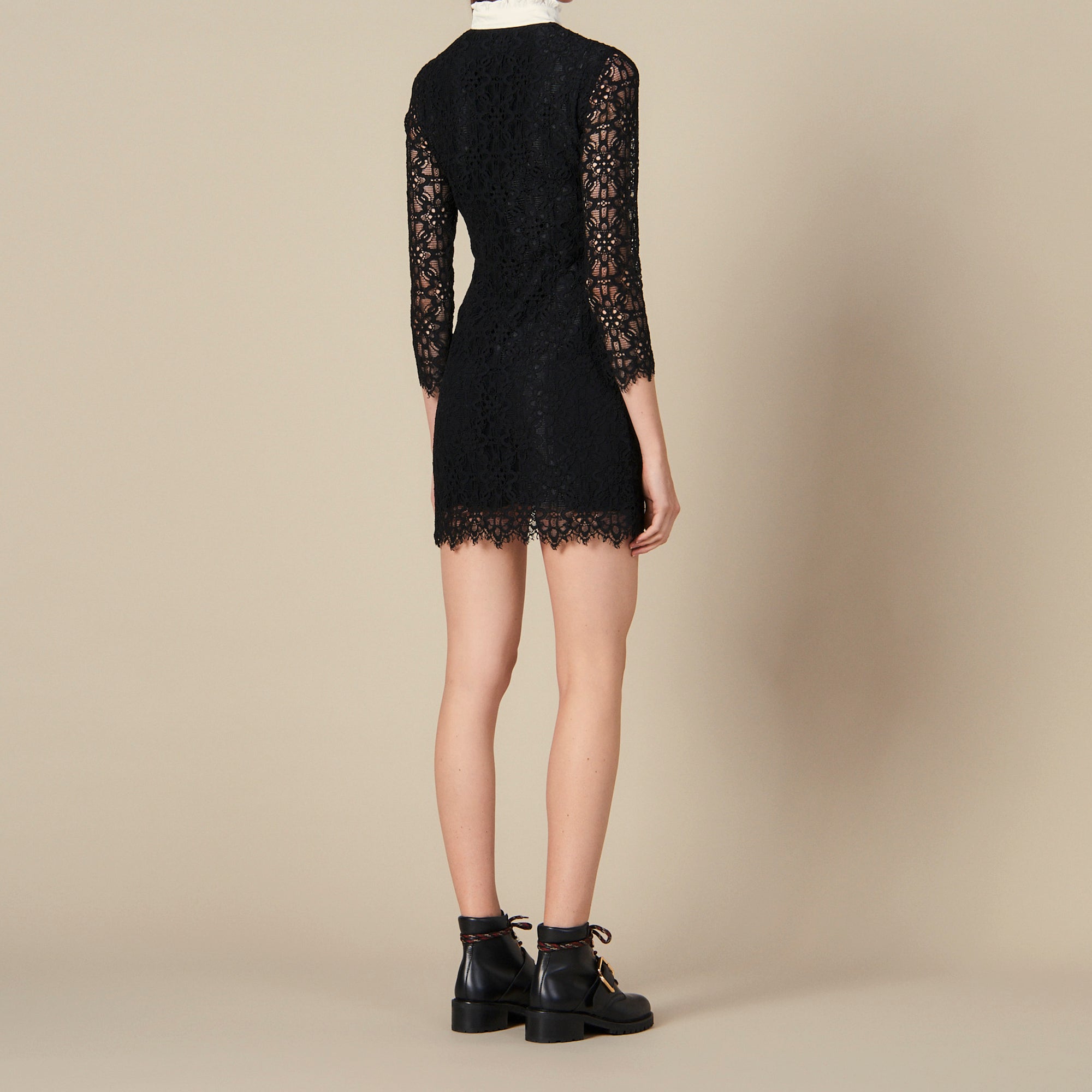 Robe courte effet trompe l oeil Sandro seconde main