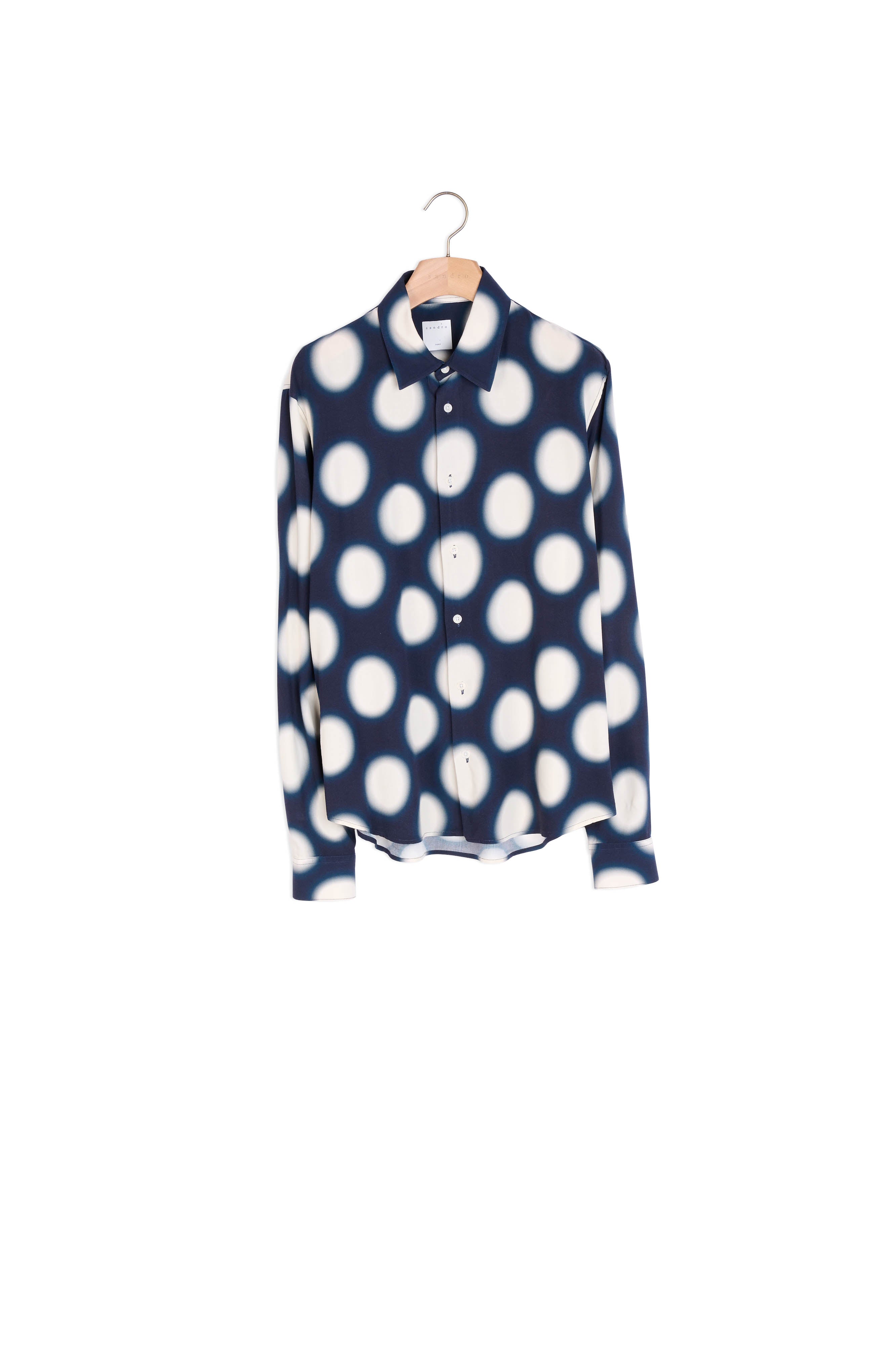 Chemise imprimée en viscose Sandro seconde main