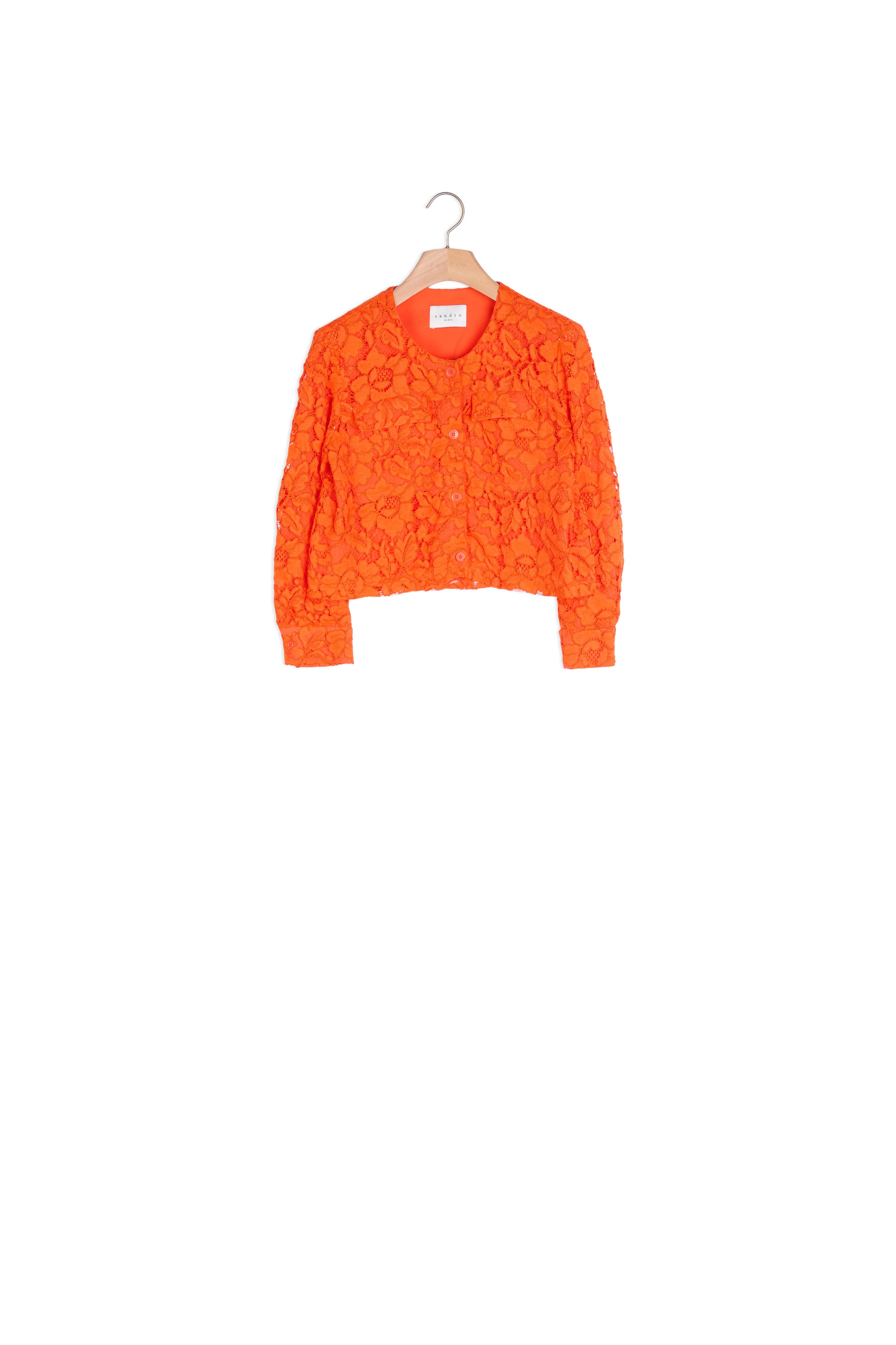 Veste Orange Flamboyant Sandro seconde main