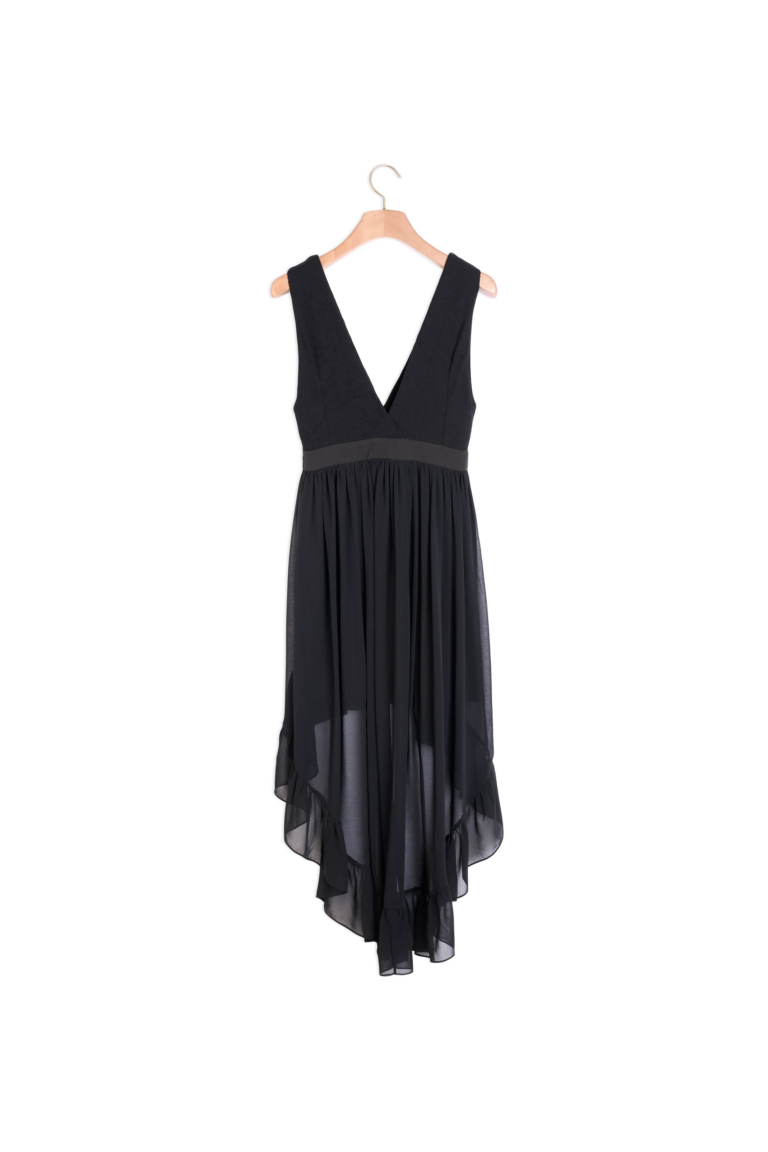 Robe à volants au bas Sandro seconde main