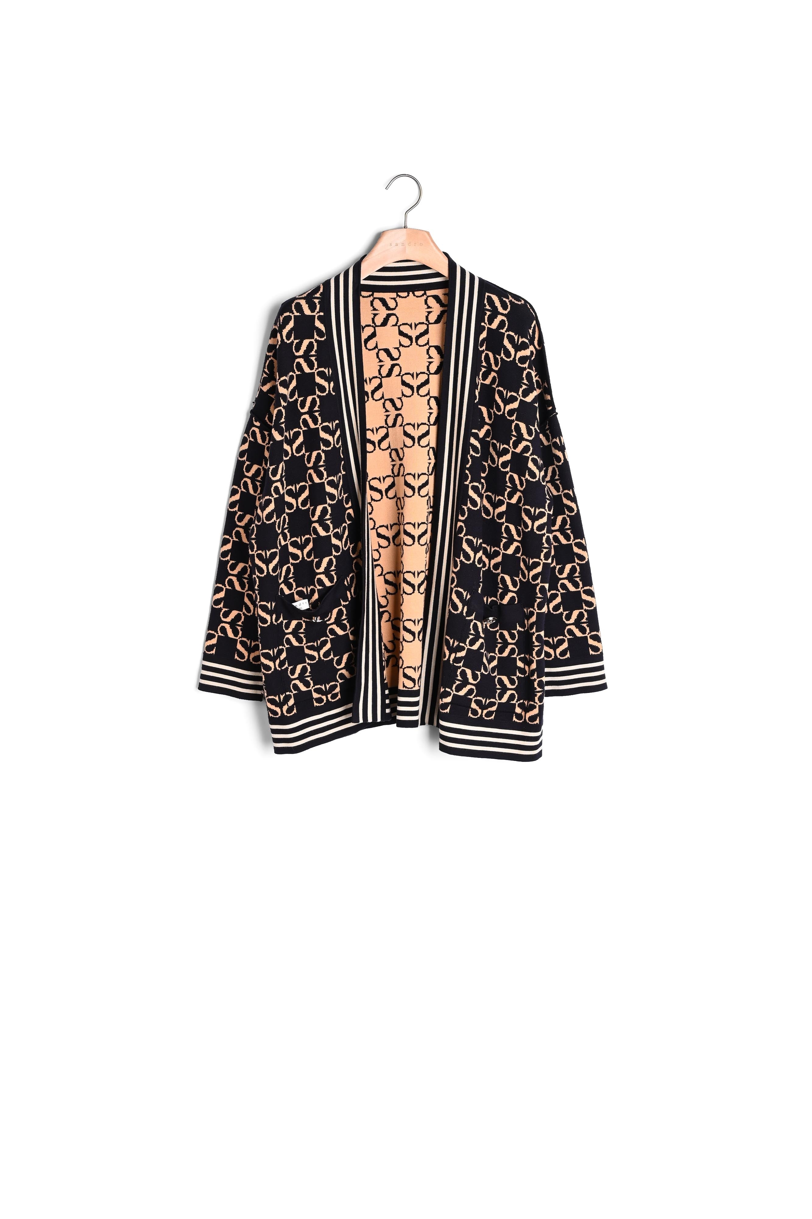Cardigan oversize réversible Sandro seconde main