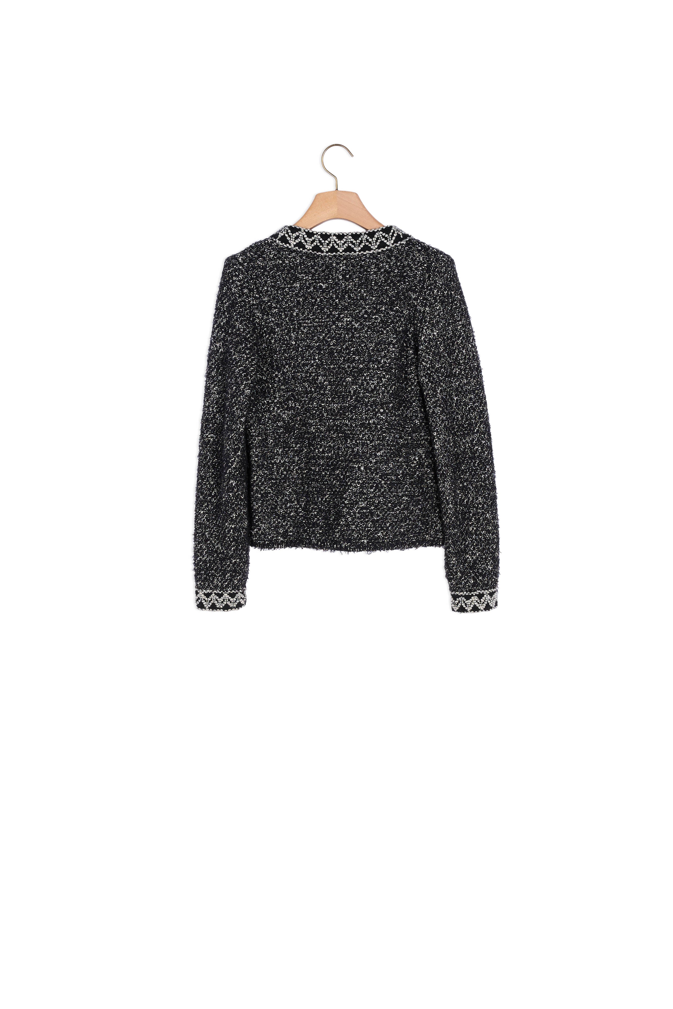 Gilet avec touche de lurex Sandro seconde main