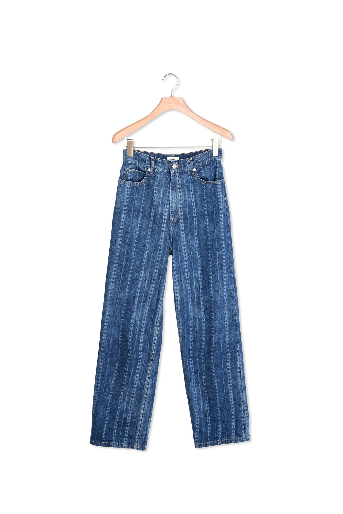 Jean à motifs délavés Sandro seconde main