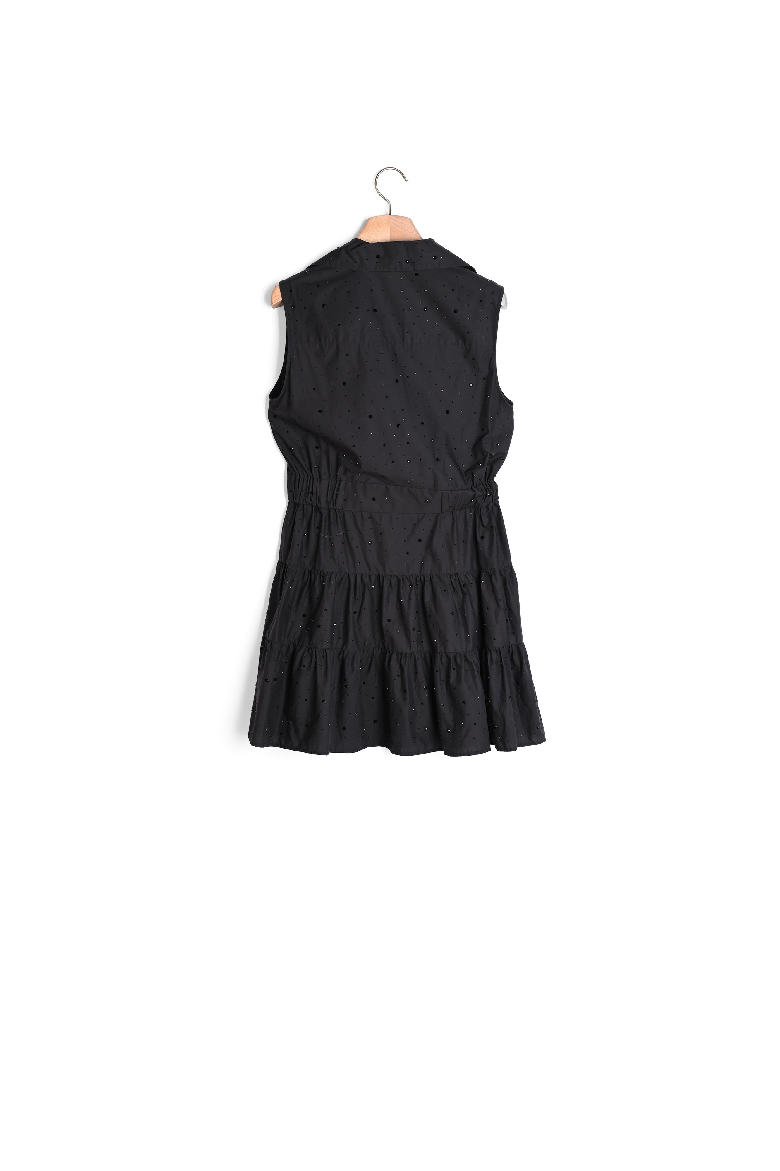 Robe courte drapée et strassée Sandro seconde main