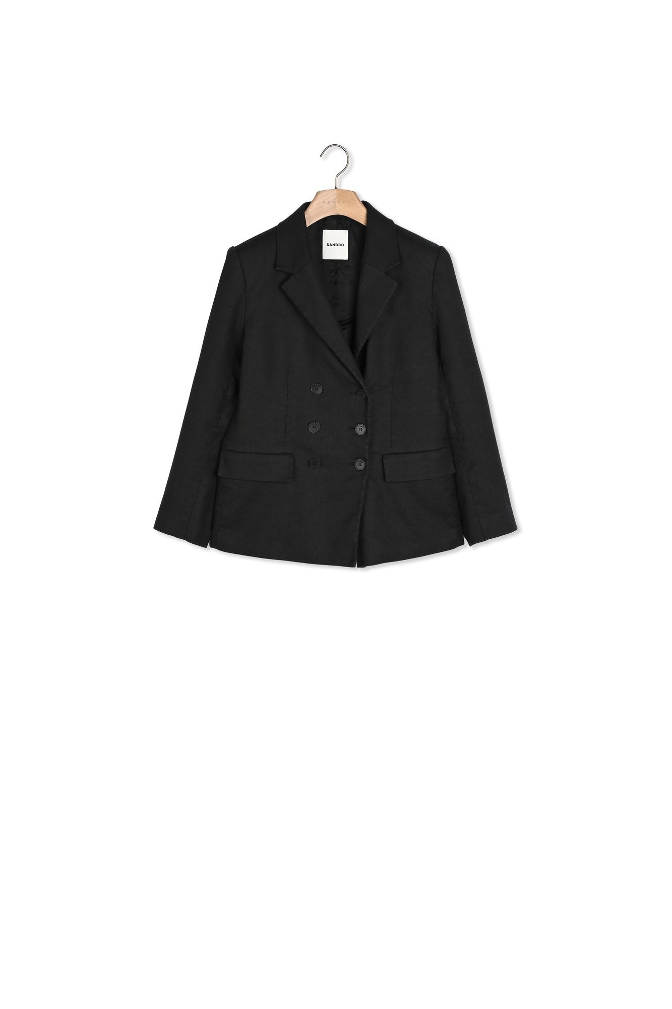 Veste de costume à boutonnage croisé Sandro seconde main