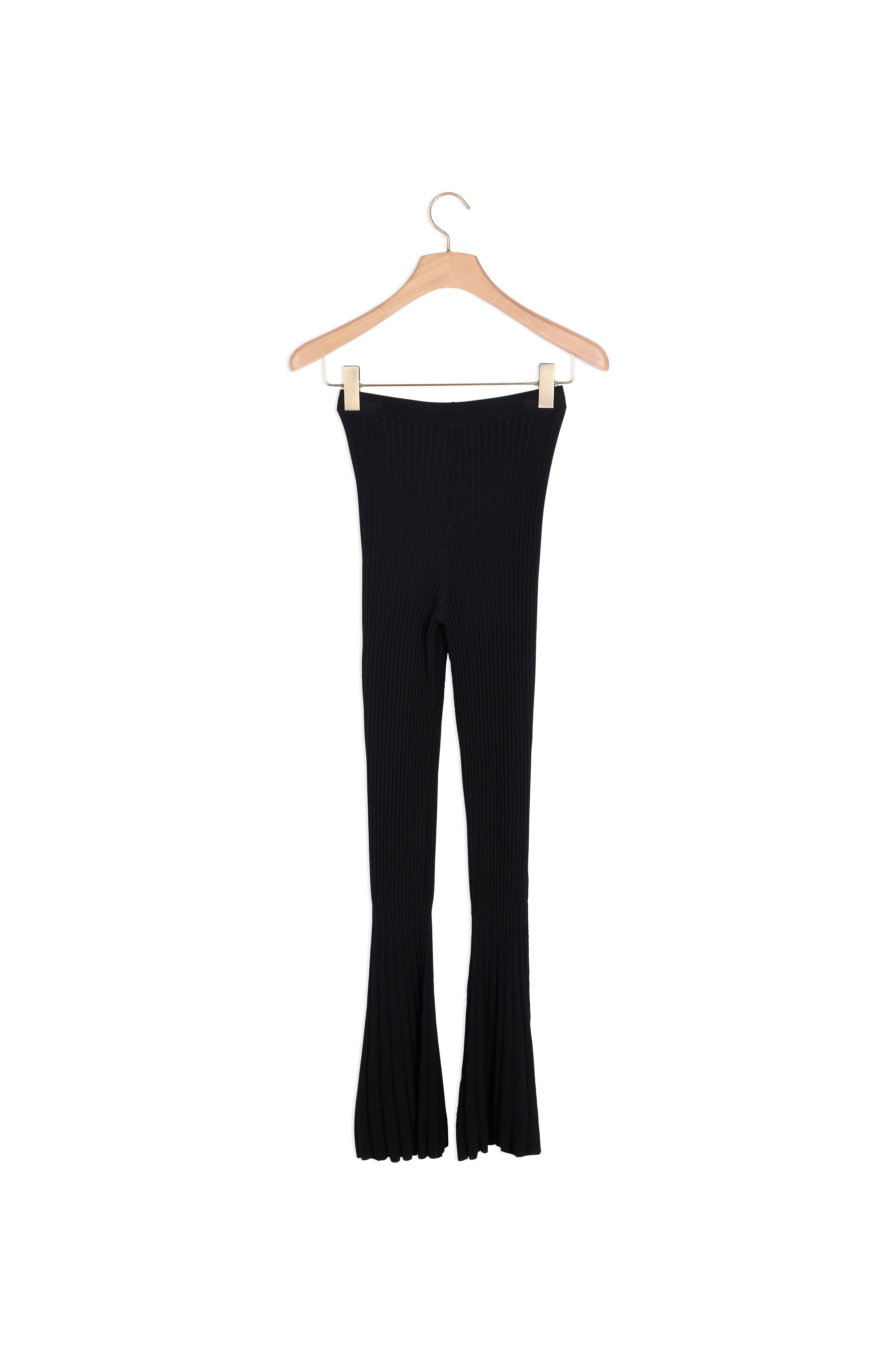Pantalon évasé en Maille Sandro seconde main