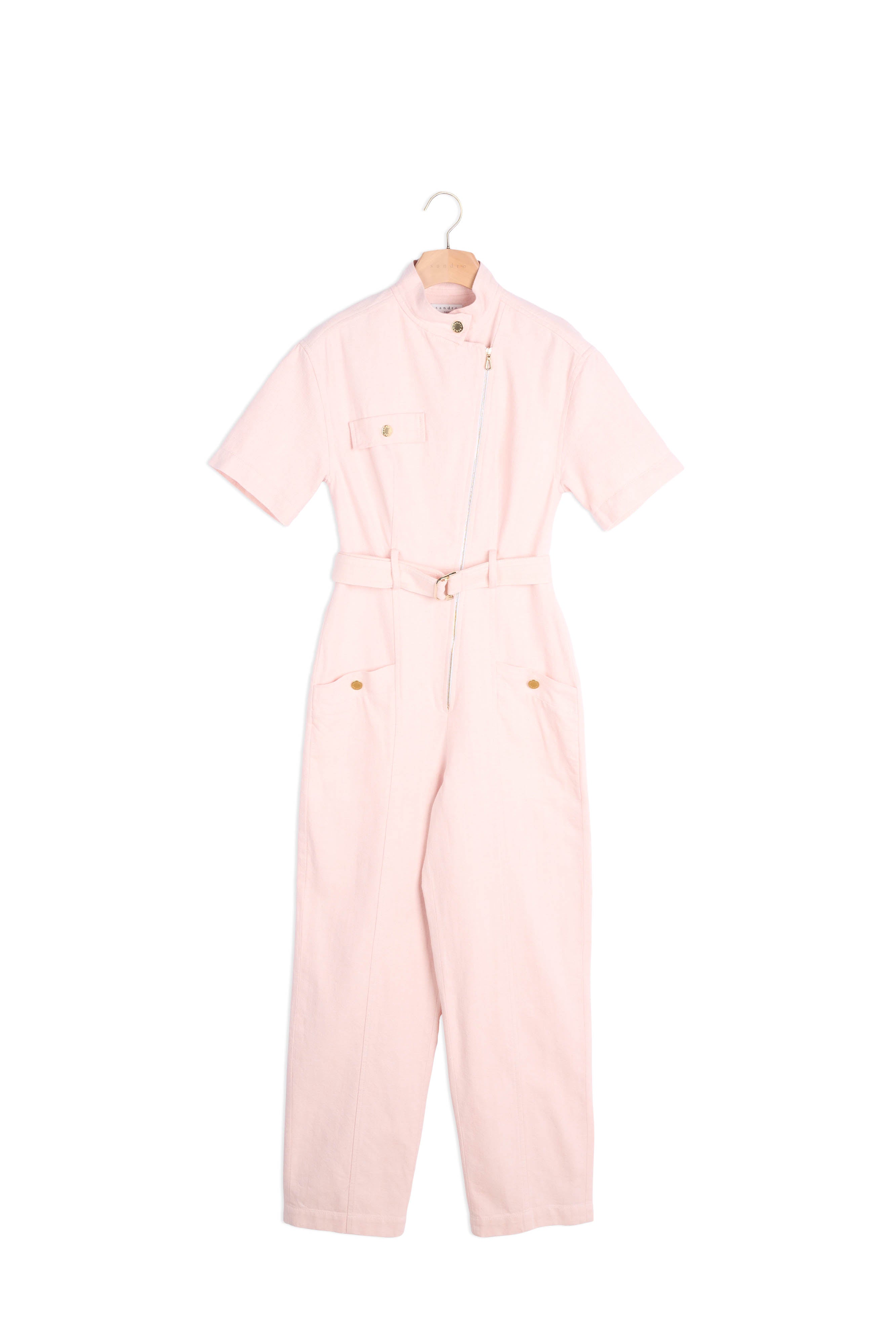 Combinaison Pantalon en toile sergé Sandro seconde main